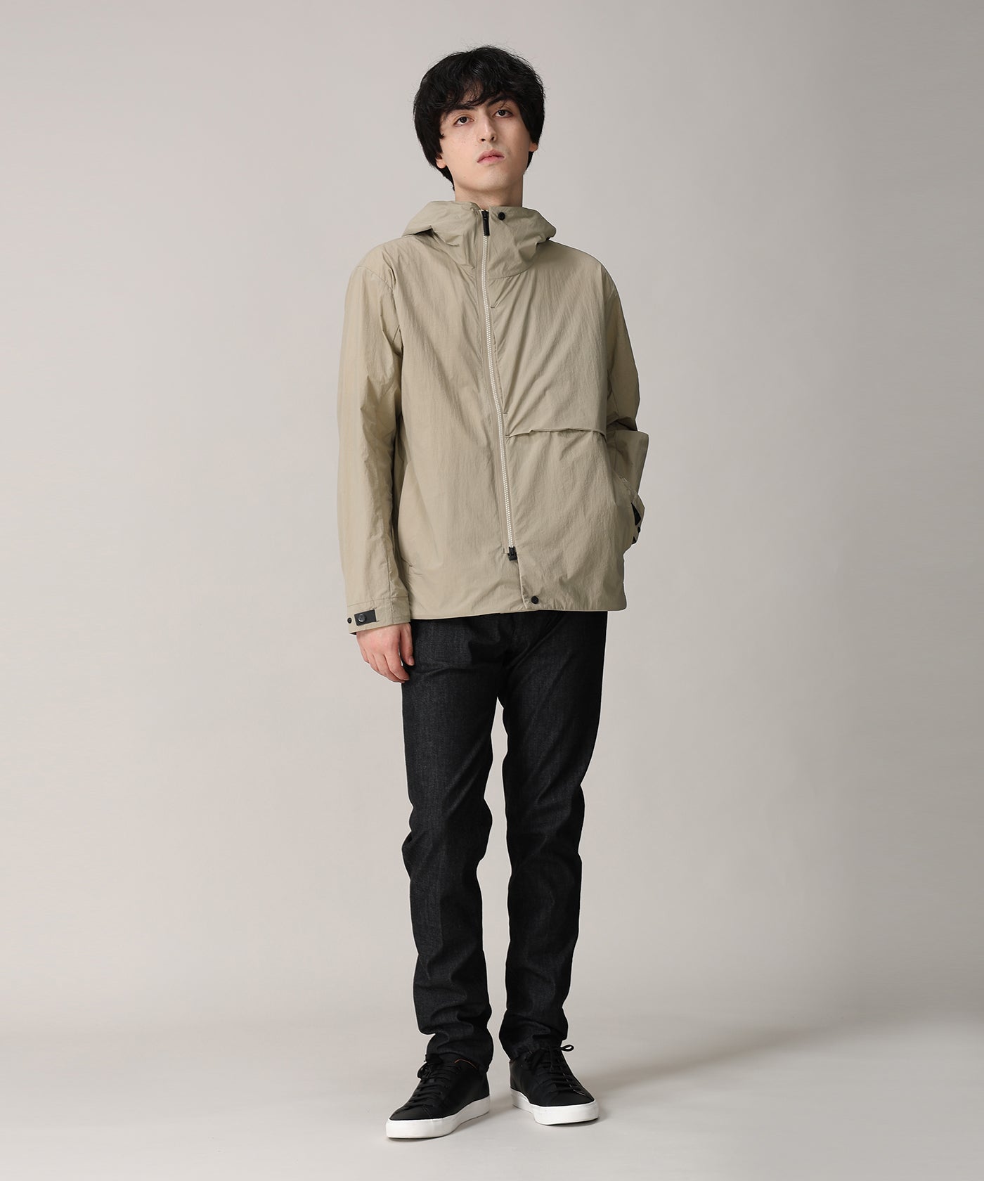 CRAFTED BY DESCENTE.LAB[リンクルリップストップ エアリーパッカブルジャケット SJK35M]ベージュ6235600132メンズ 13
