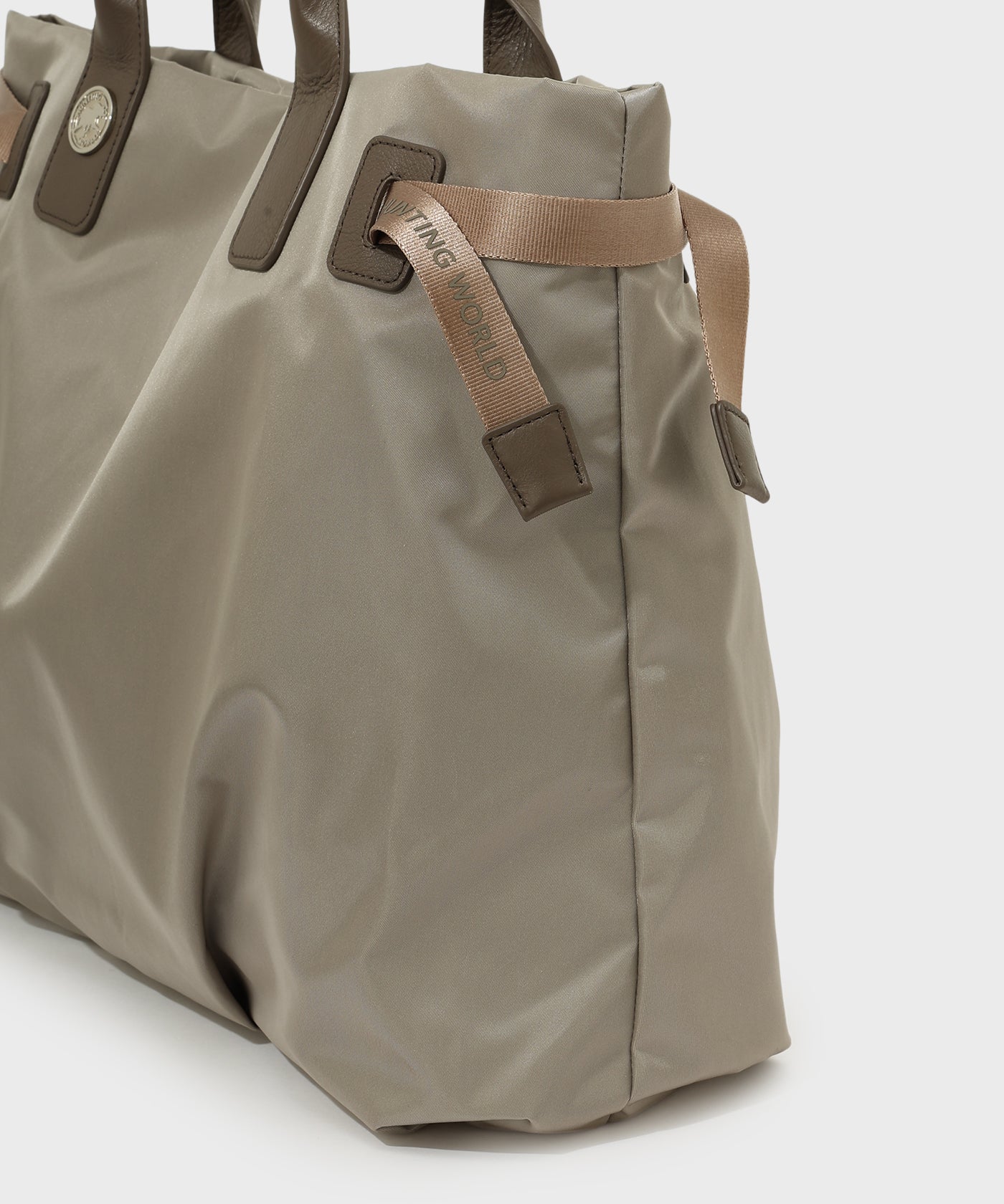 アットイーズサックフル[トートバッグM 7302SCF]グレー6109403405 7