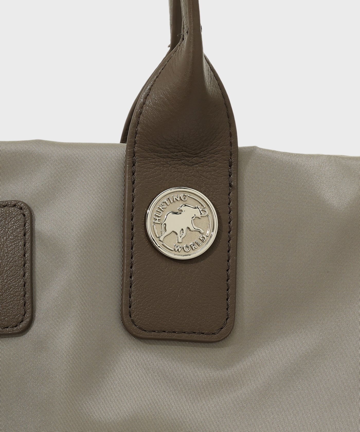 アットイーズサックフル[トートバッグM 7302SCF]グレー6109403405 6