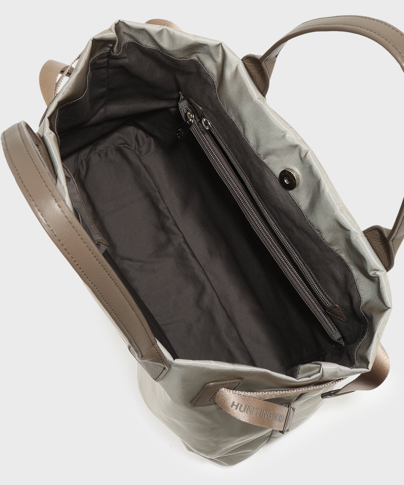 アットイーズサックフル[トートバッグM 7302SCF]グレー6109403405 4