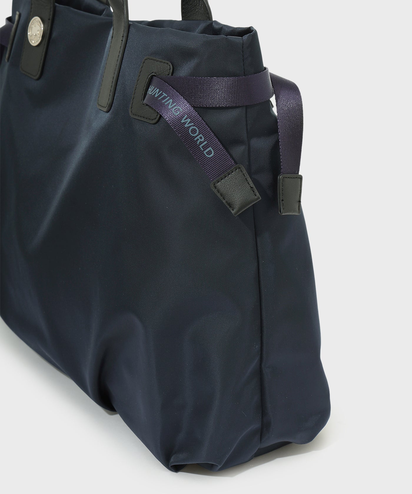 アットイーズサックフル[トートバッグM 7302SCF]ネイビー6109403478 7