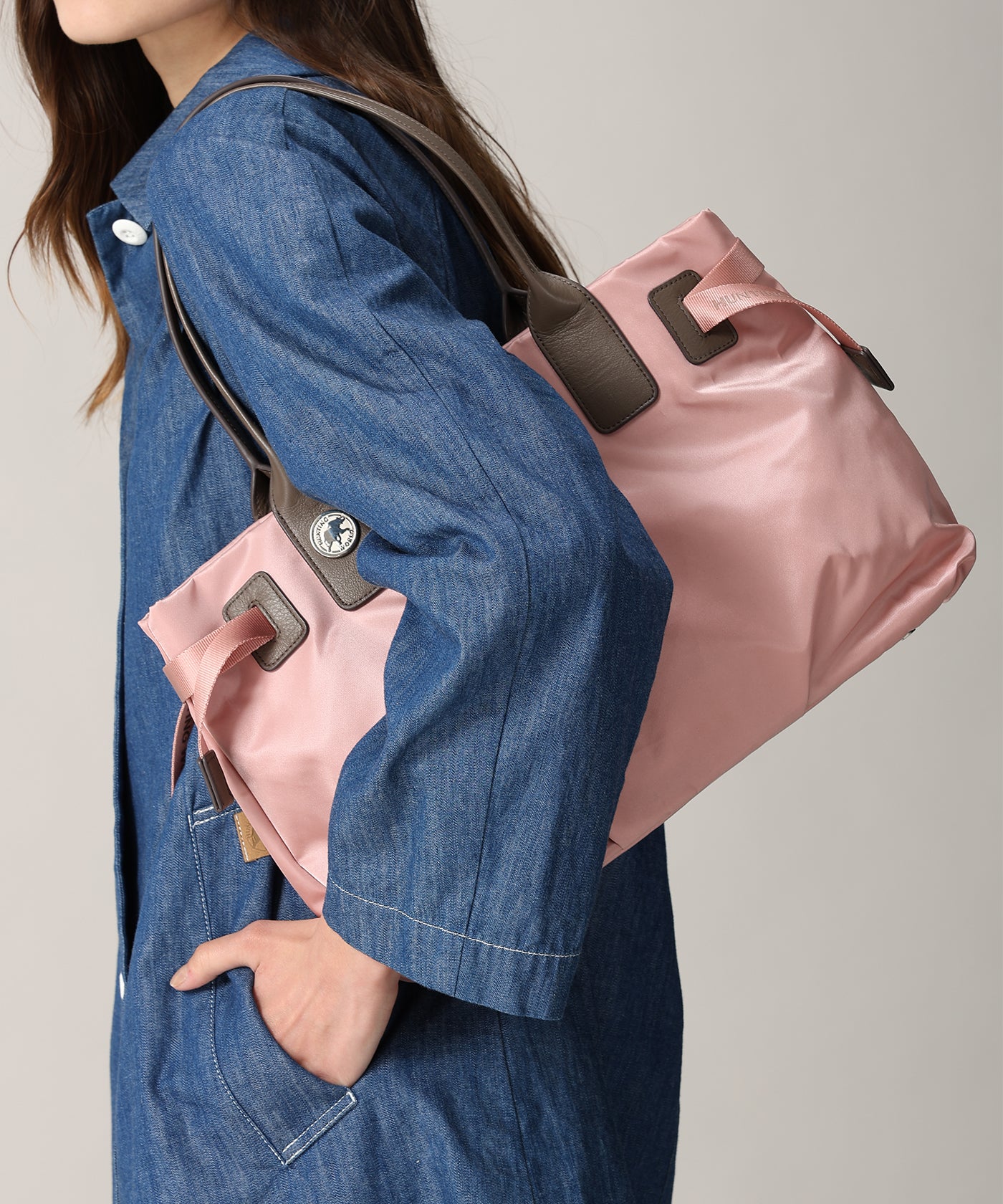 アットイーズサックフル[トートバッグS 7301SCF]ピンク6109403312 1