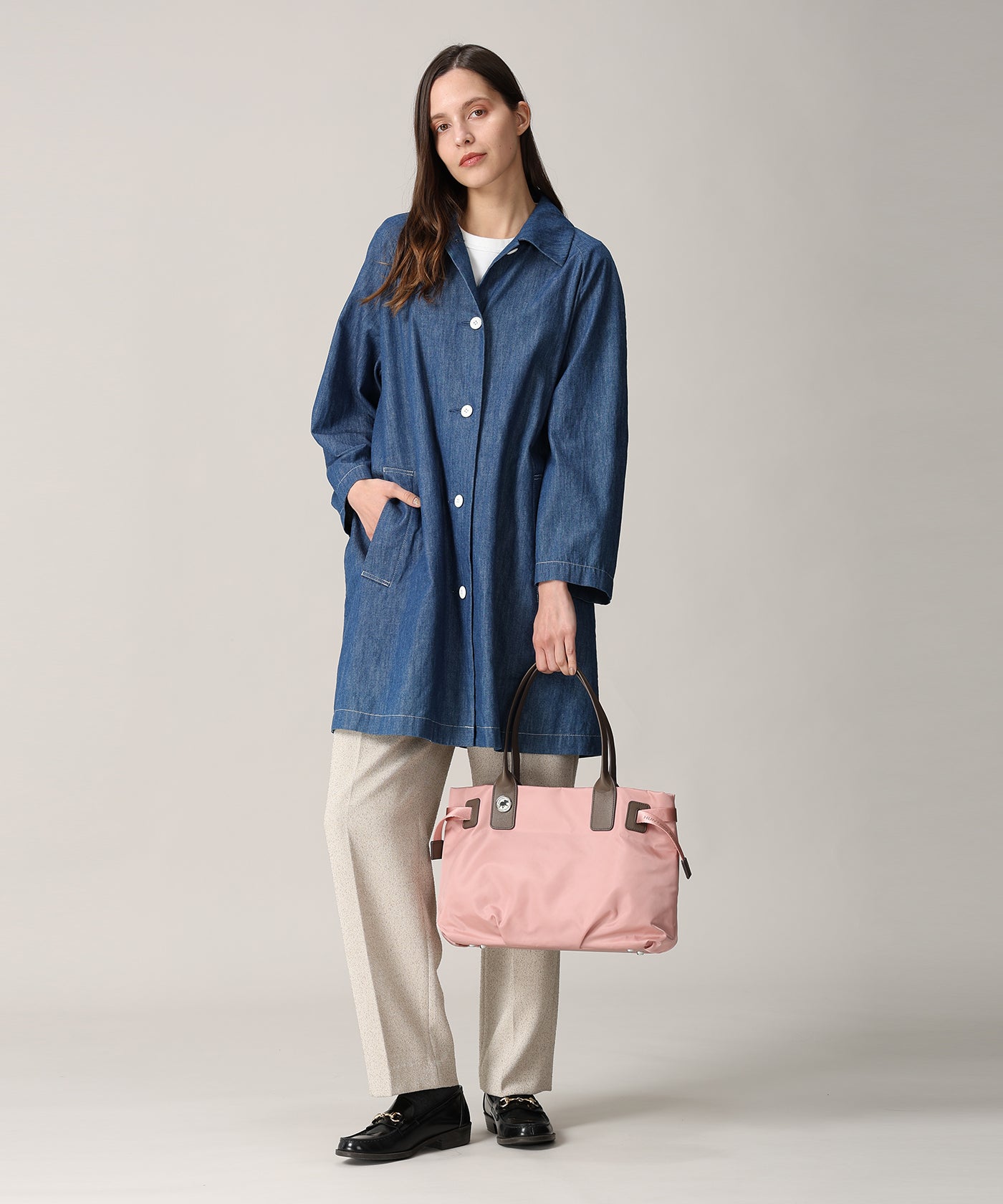 アットイーズサックフル[トートバッグS 7301SCF]ピンク6109403312 12