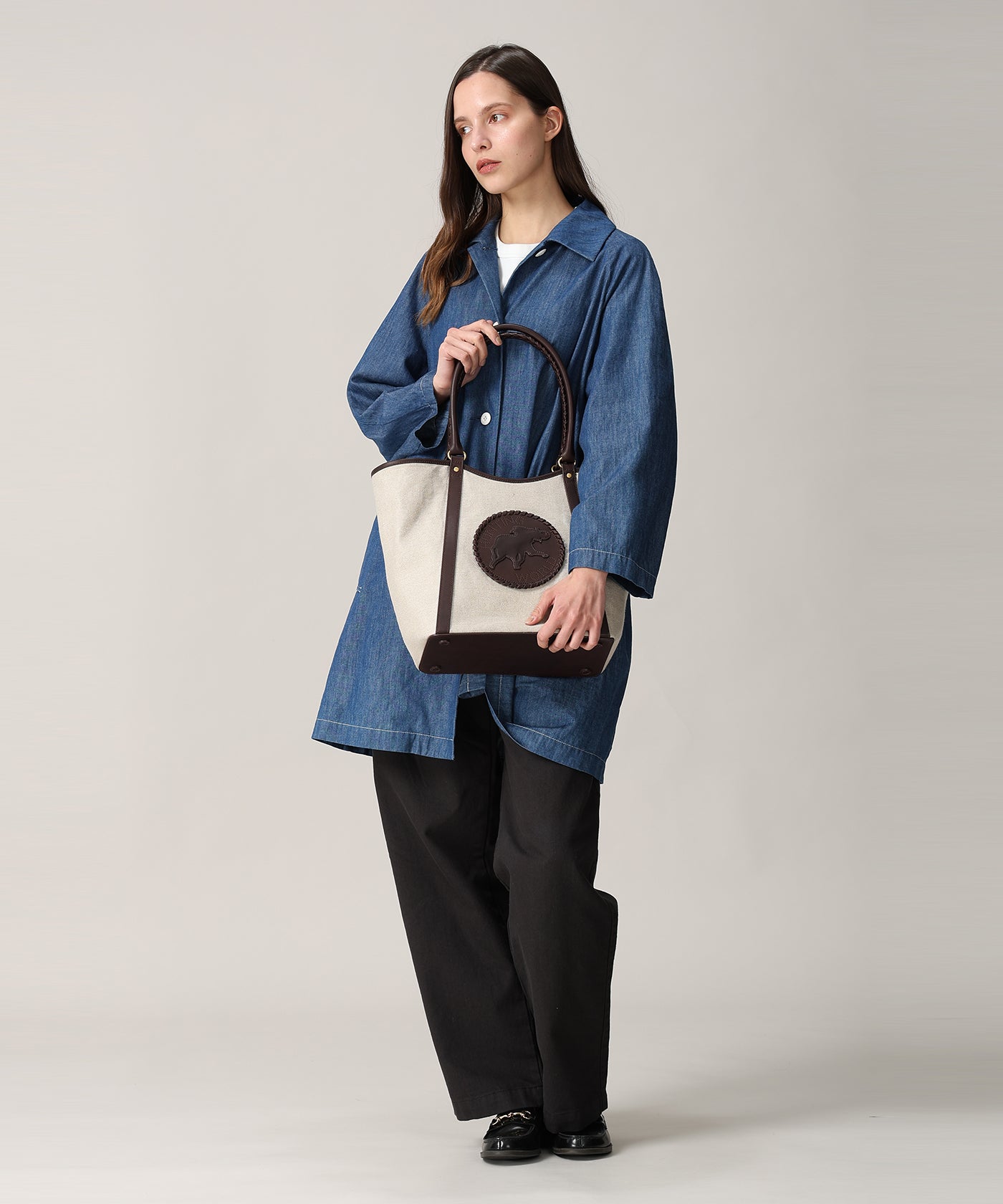 モニカ[トートバッグ 7427MNC]ダークブラウン6109404738 13