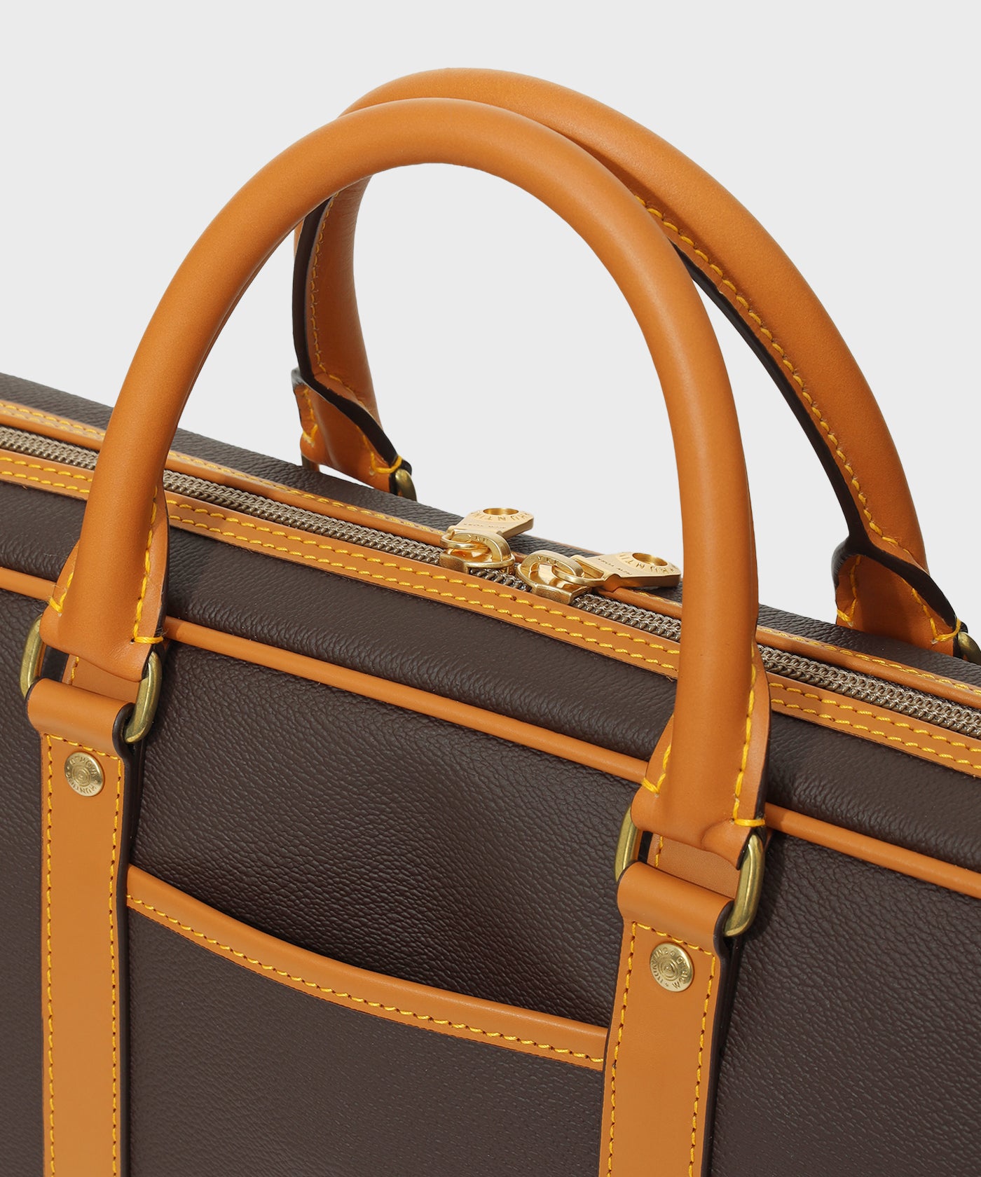 レザーラックス[ブリーフケース 4824LLX]ダークブラウン6109130438 9