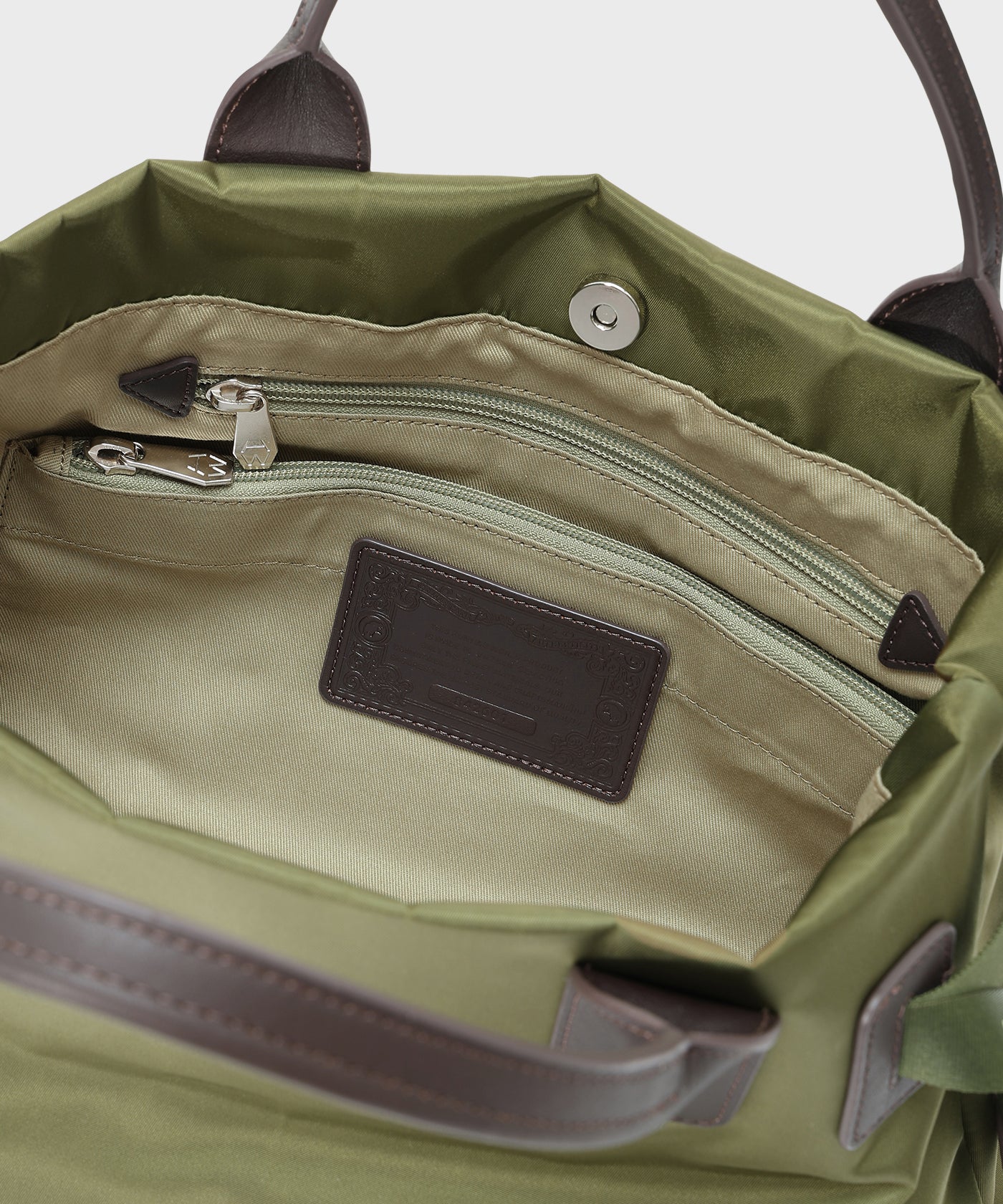 アットイーズサックフル[トートバッグS 7301bSCF]オリーブ6109403546 9