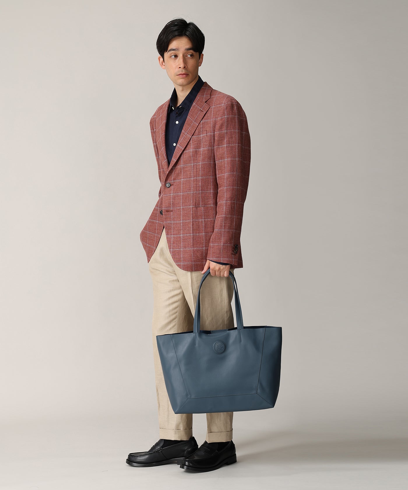 ルミナス[トートバッグL 3231LMN]ネイビー6109152878 13