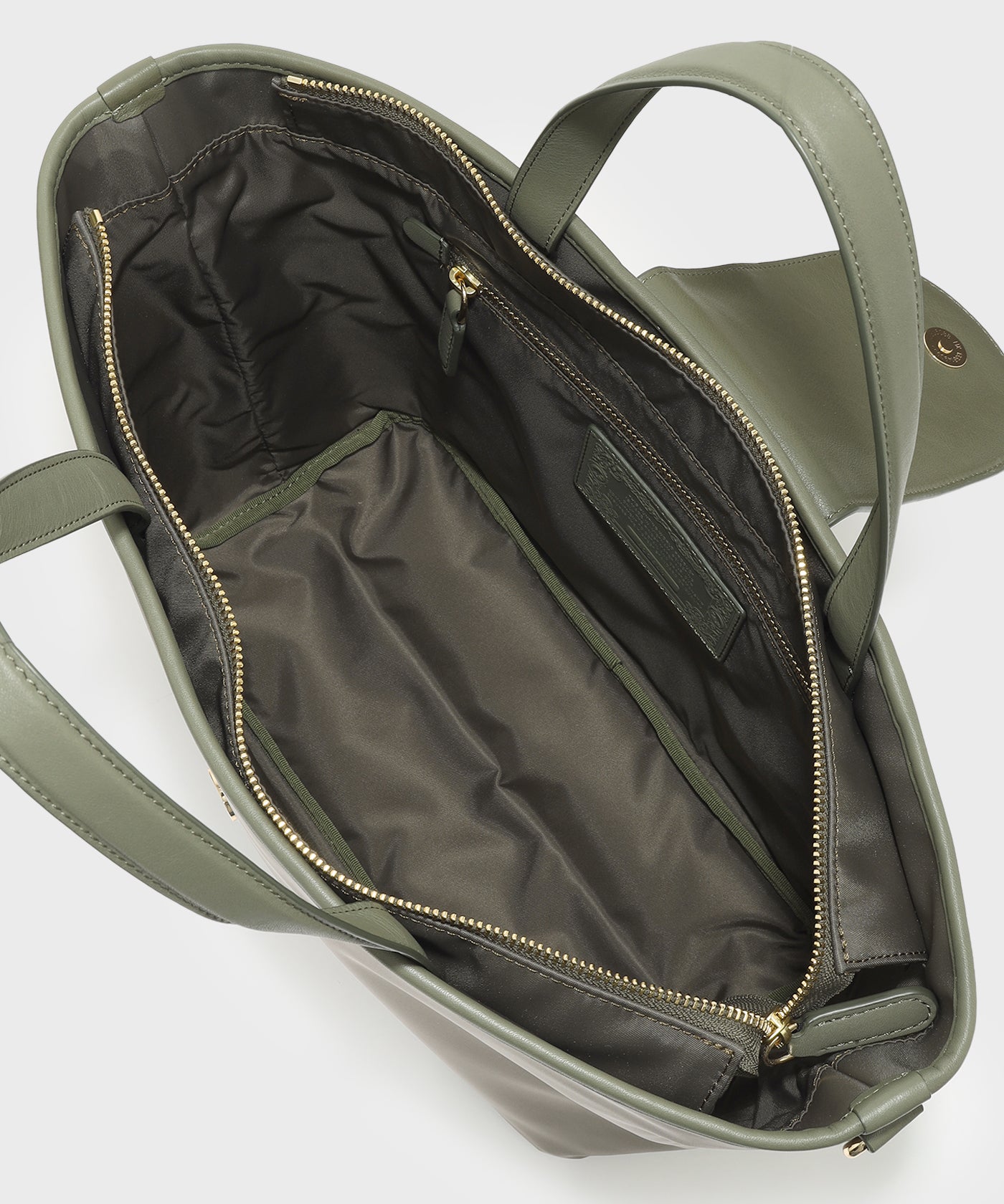 アットイーズトラディション[トートバッグM 7441TRD]カーキ6109411747 4