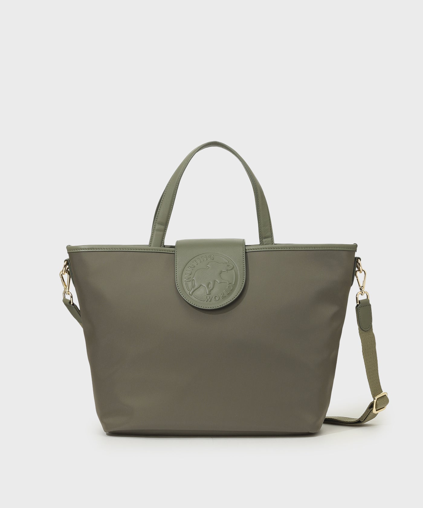 アットイーズトラディション[トートバッグM 7441TRD]カーキ6109411747 (カーキ)