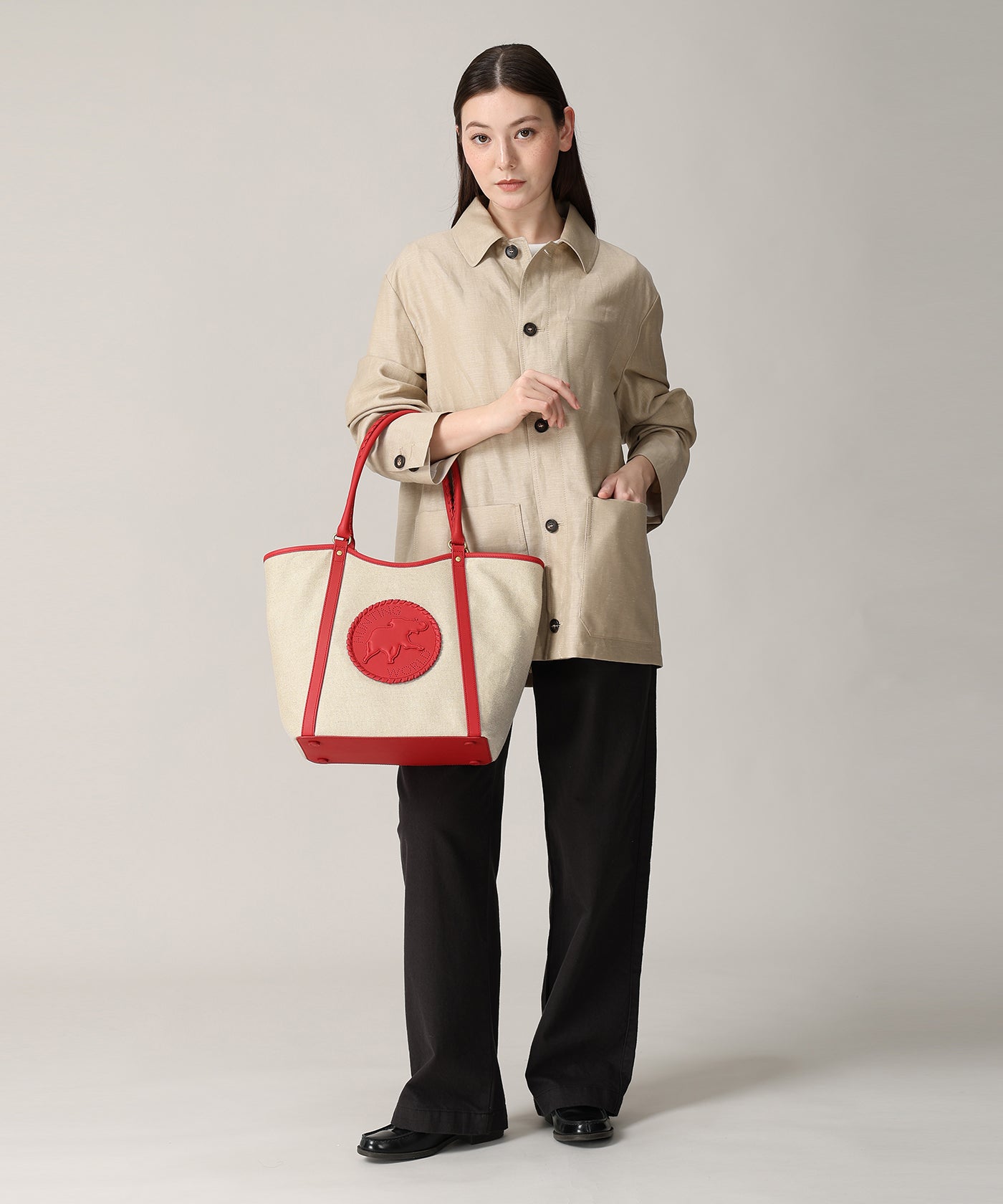 モニカ[トートバッグ 7427MNC]レッド6109404715 13