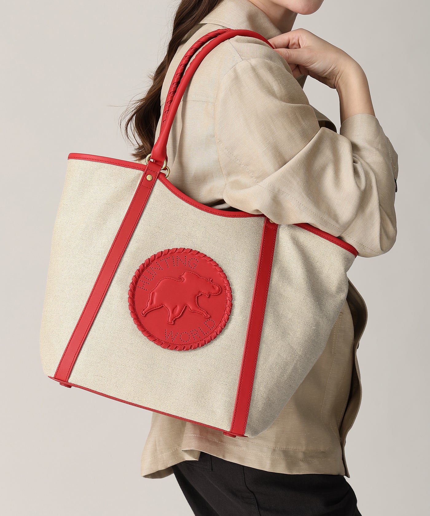 モニカ[トートバッグ 7427MNC]レッド6109404715 1