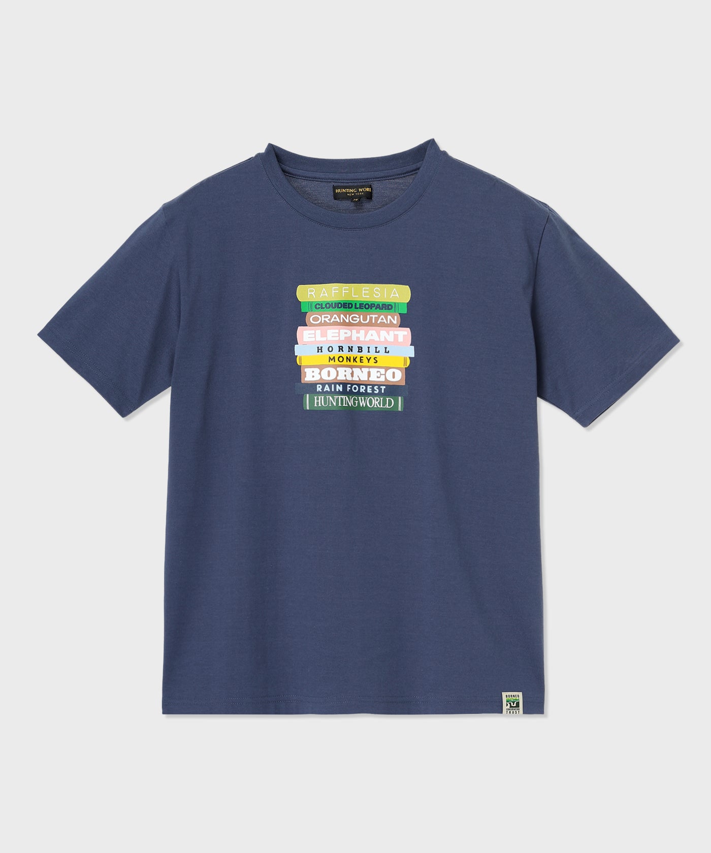 [ボルネオTシャツ 61BC01]ネイビー6215660778メンズ&ウィメンズ (ネイビー)