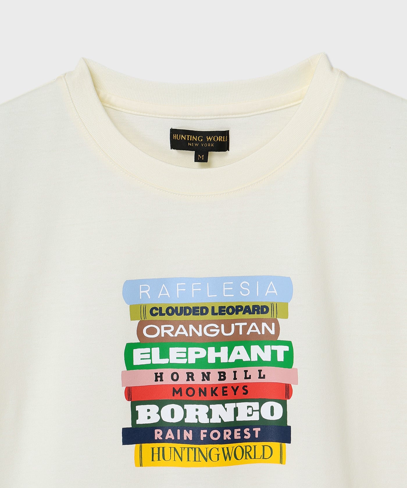 [ボルネオTシャツ 61BC01]アイボリー6215660730メンズ&ウィメンズ 3