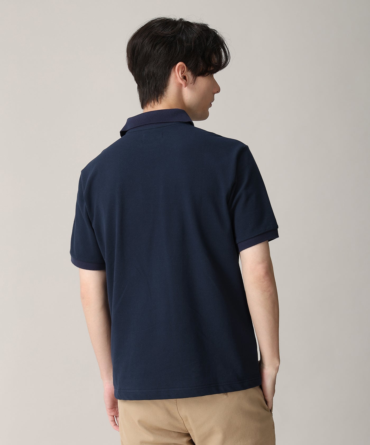 [ポロシャツ レギュラーフィット 65PL01]ネイビー6229600978メンズ 8