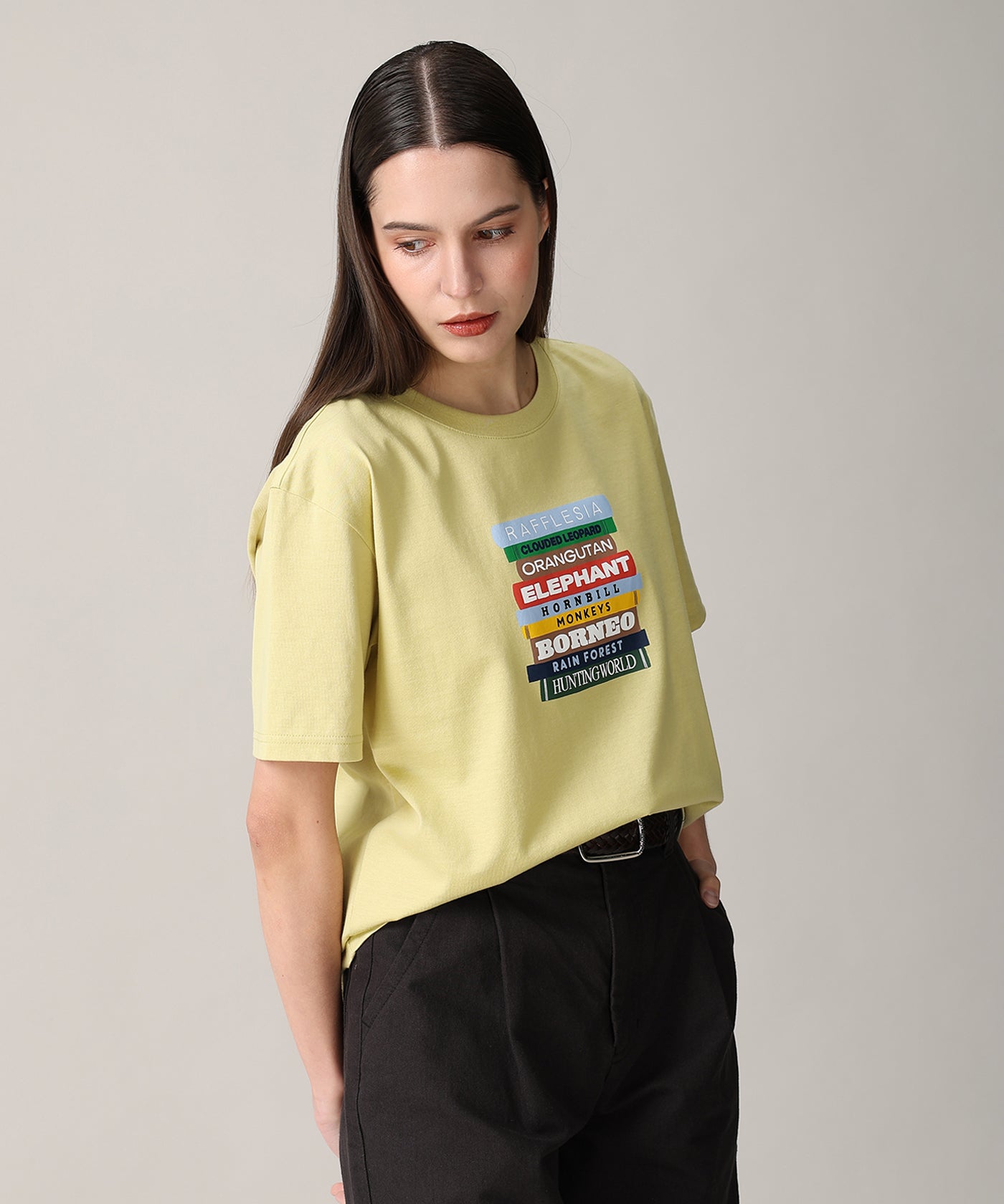 [ボルネオTシャツ 61BC01]ライトグリーン6215660750メンズ&ウィメンズ 1