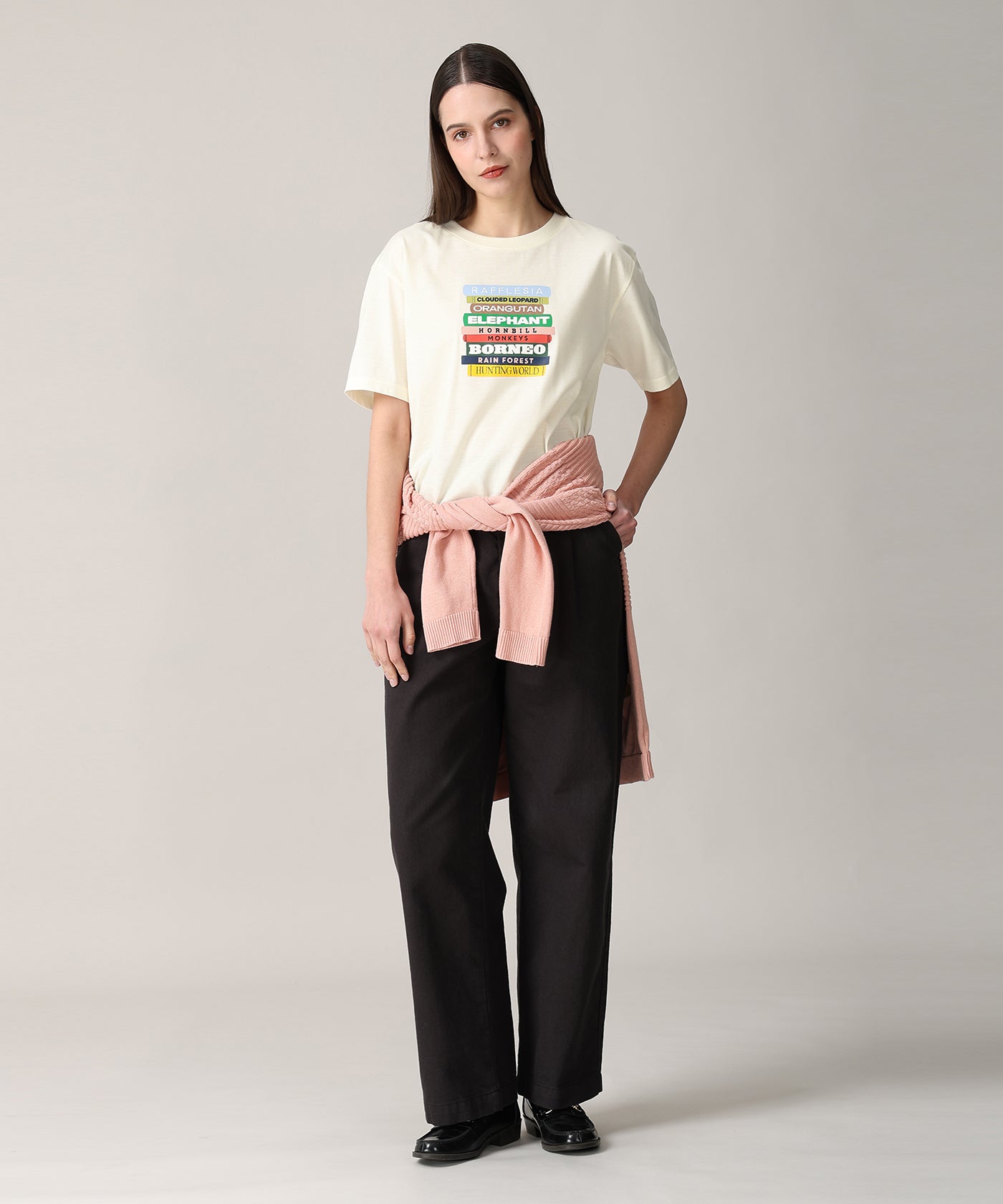 [ボルネオTシャツ 61BC01]アイボリー6215660730メンズ&ウィメンズ 9