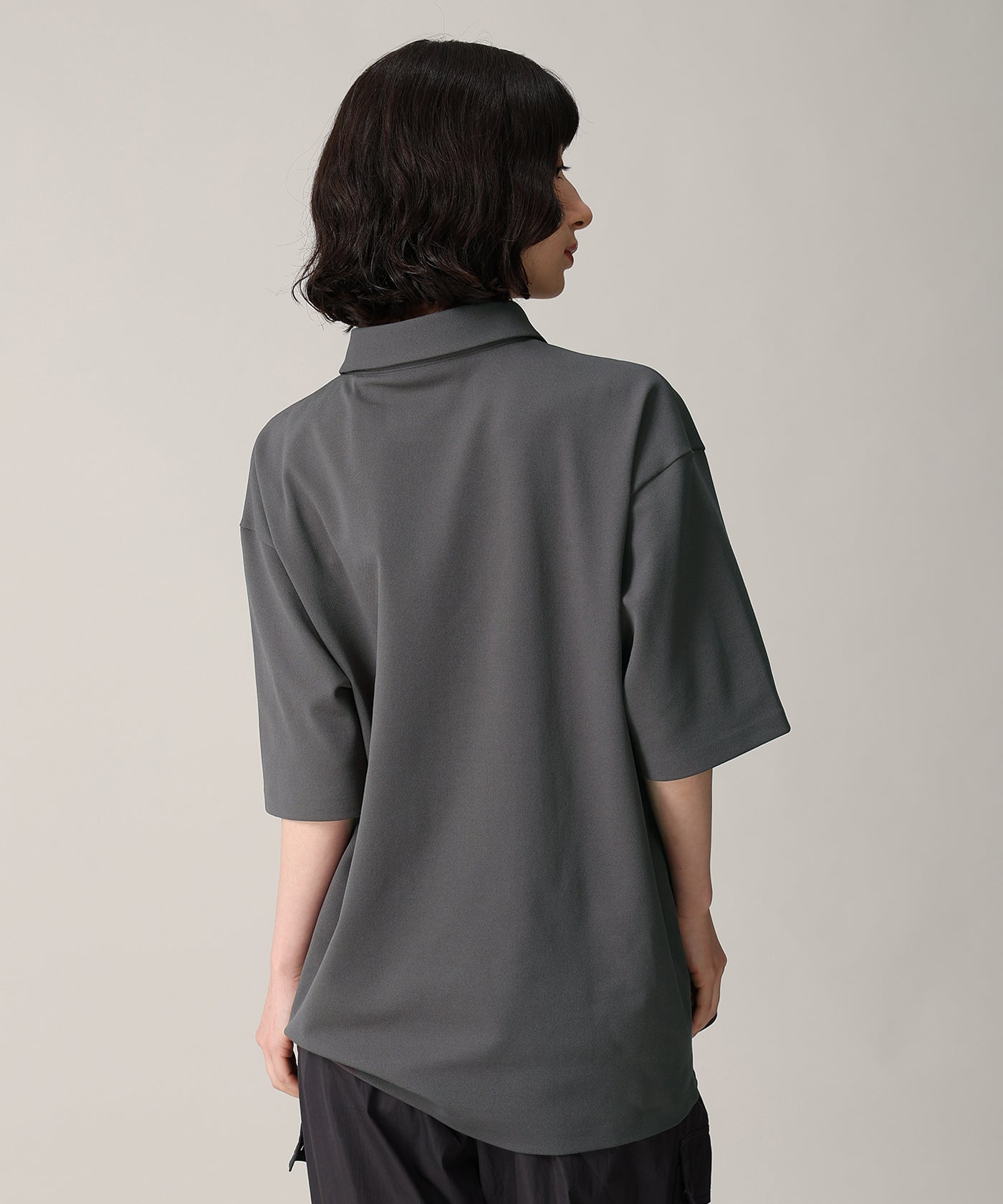 CRAFTED BY DESCENTE.LAB[ハーフスリーブポロシャツ SHS04M]グレー6235600605メンズ 11