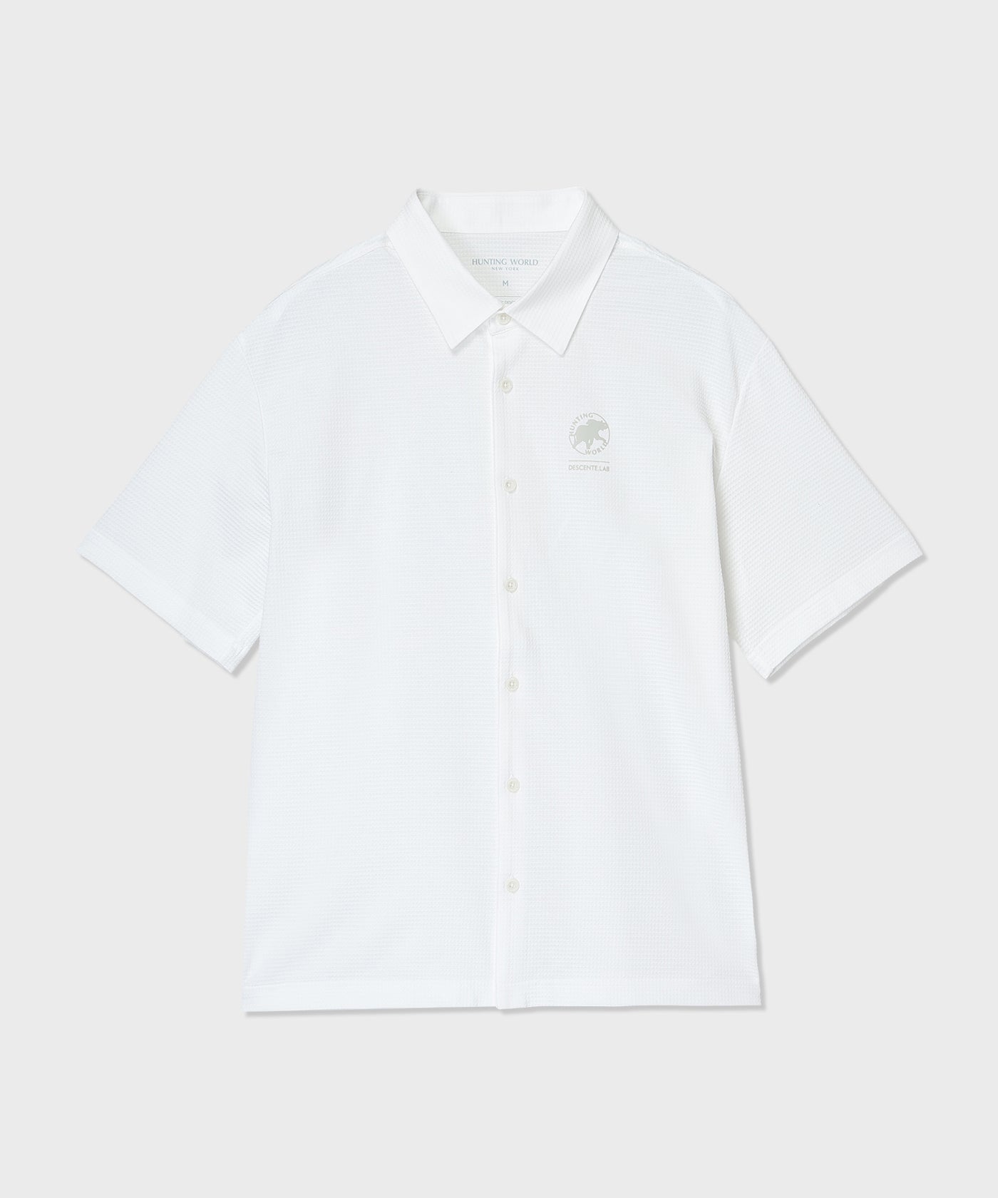 CRAFTED BY DESCENTE.LAB[ショートスリーブシャツ SHS91M]ホワイト6235600900メンズ (ホワイト)