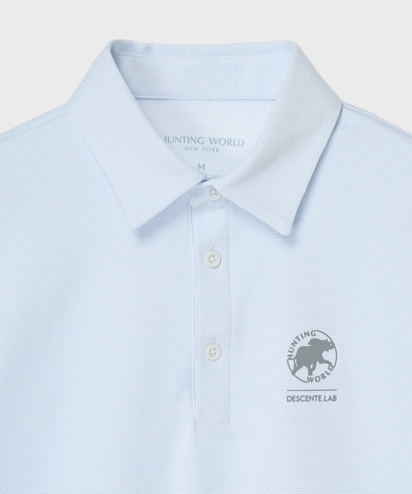 CRAFTED BY DESCENTE.LAB[ショートスリーブポロシャツ SHS90M]ライトブルー 6235600760メンズ 3