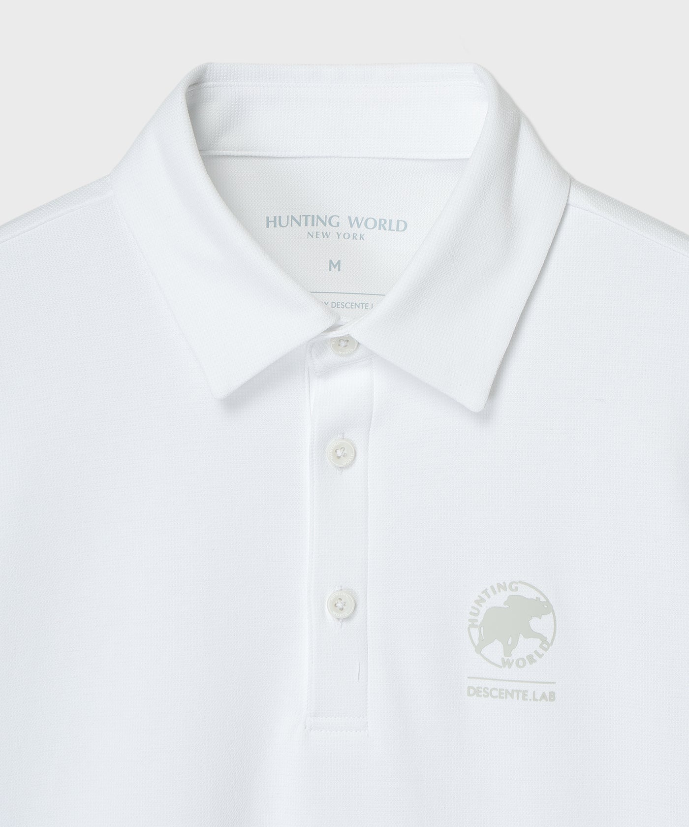 CRAFTED BY DESCENTE.LAB[ショートスリーブポロシャツ SHS90M]ホワイト6235600700メンズ 3