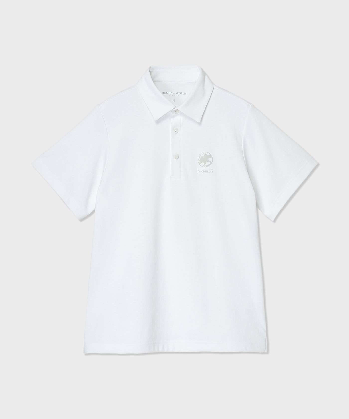 CRAFTED BY DESCENTE.LAB[ショートスリーブポロシャツ SHS90M]ホワイト