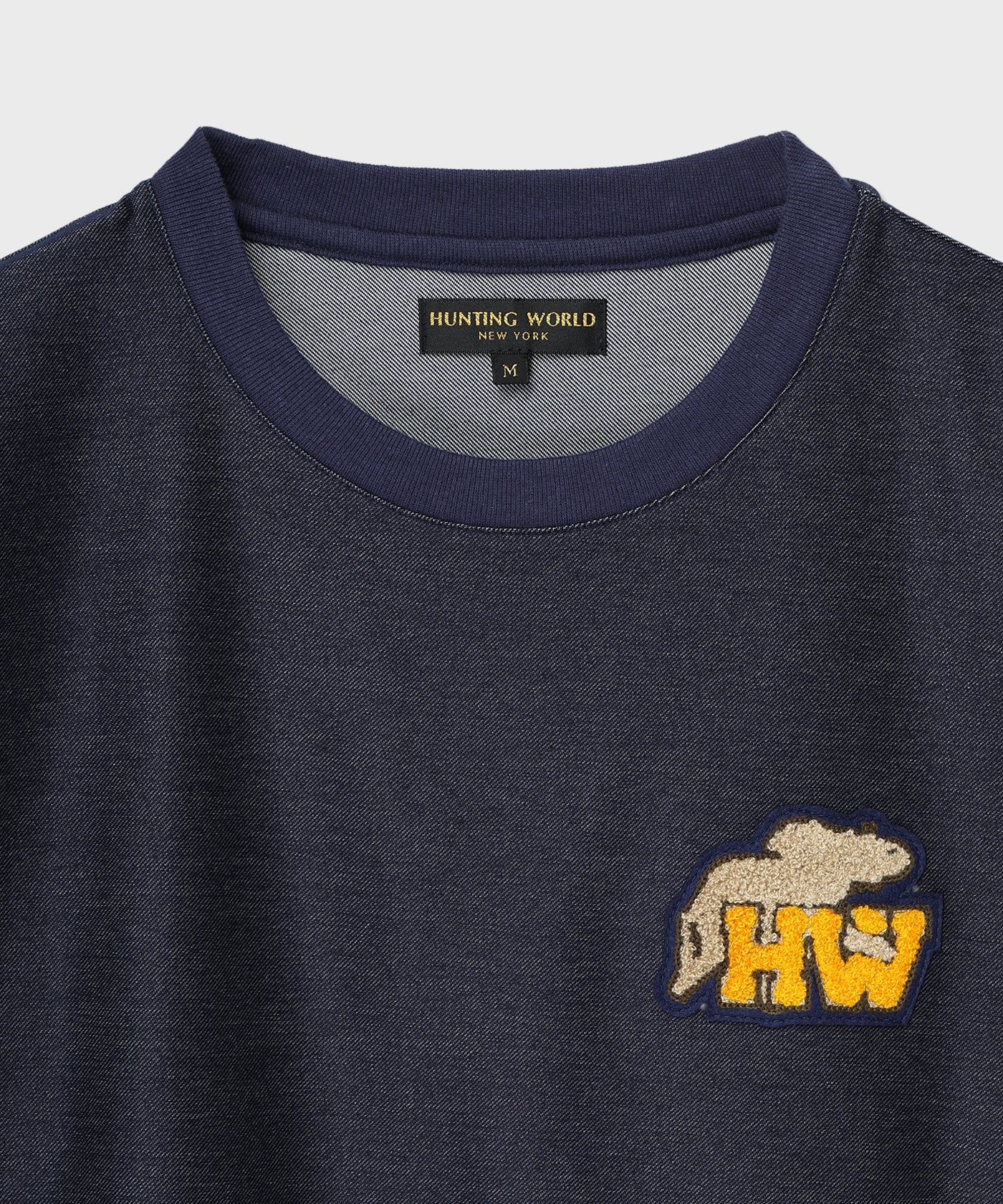 [デニムジャージーTシャツ 62TS51]ネイビー6206765178ウィメンズ 3