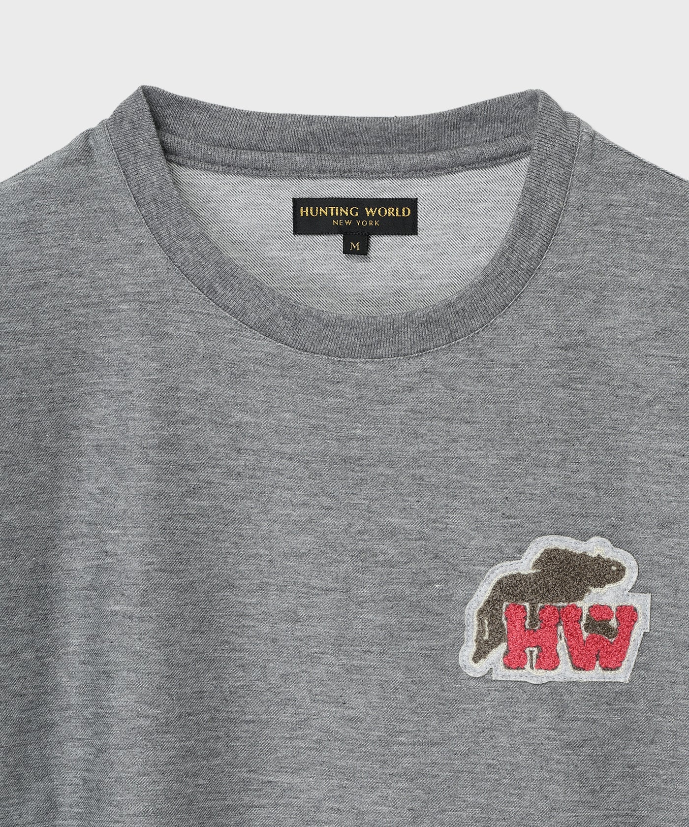 [デニムジャージーTシャツ 62TS51]グレー6206765105ウィメンズ 3