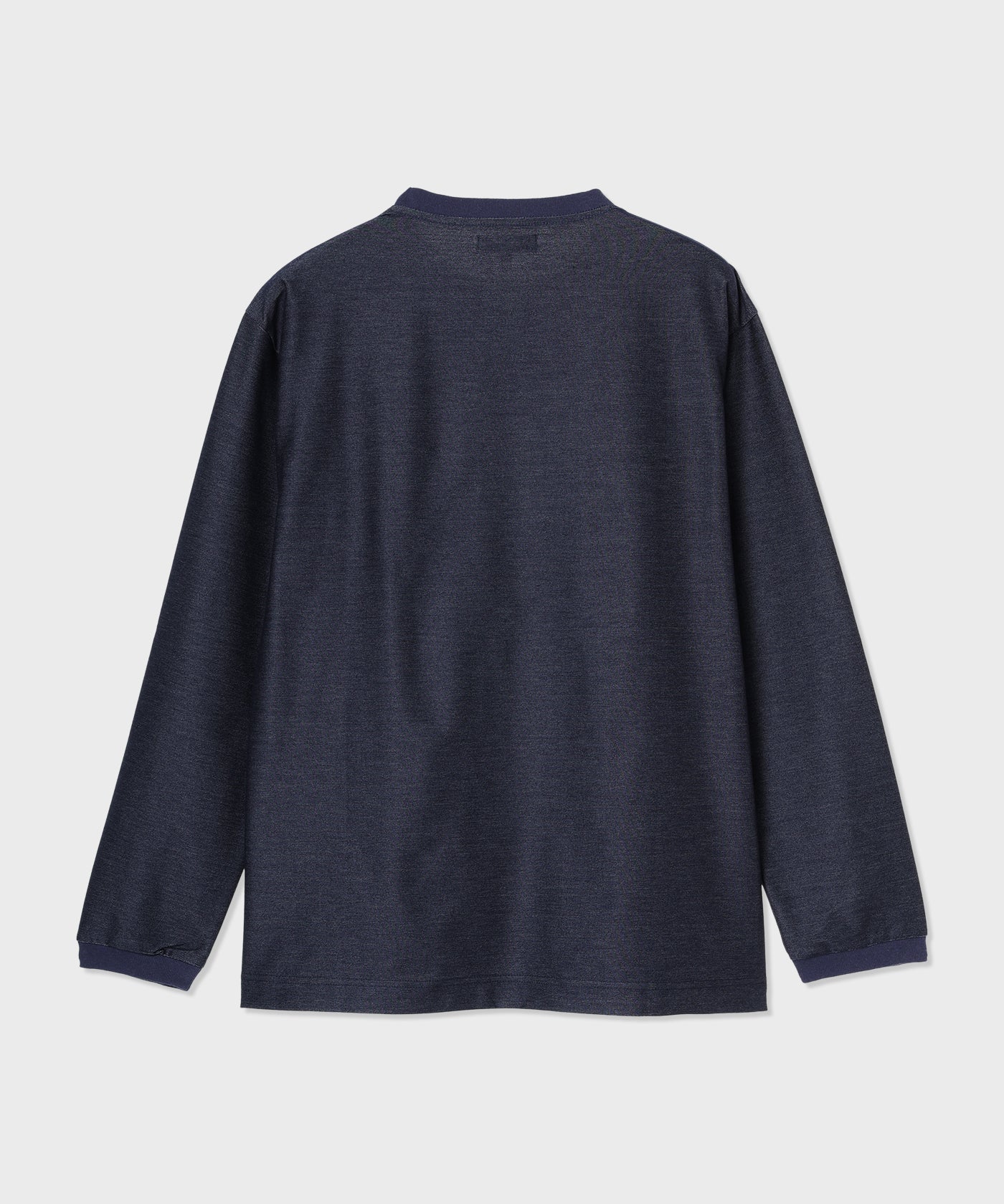 [デニムジャージーロングスリーブTシャツ 62TS03]ネイビー6206660378メンズ 2