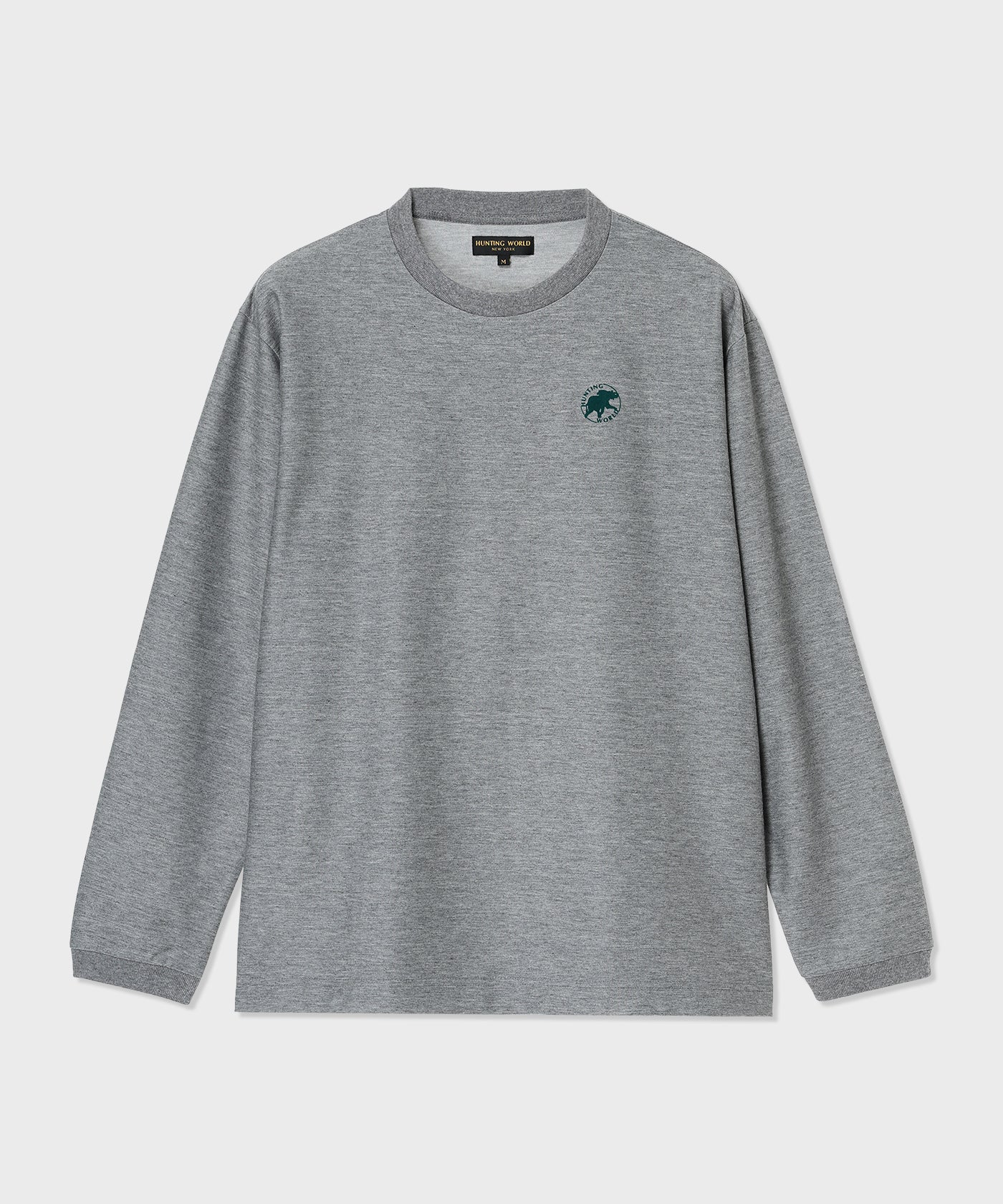 [デニムジャージーロングスリーブTシャツ 62TS03]グレー6206660305メンズ (グレー)