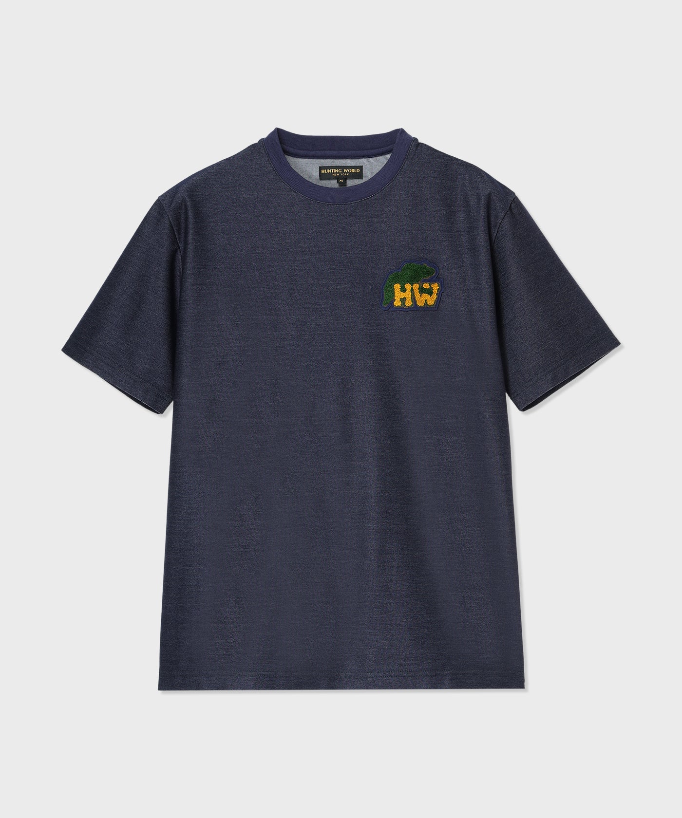 [デニムジャージーTシャツ 62TS01]ネイビー6206660178メンズ (ネイビー)