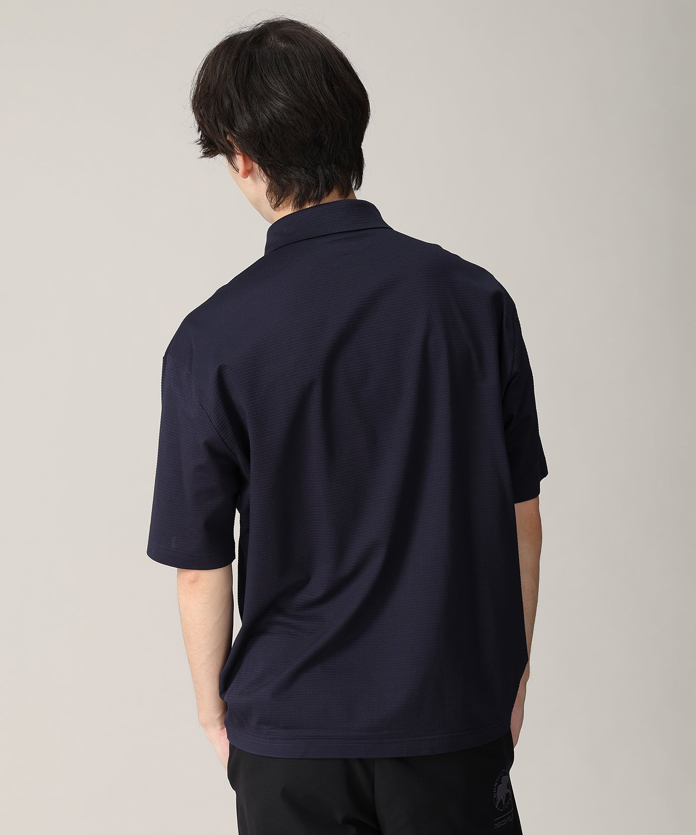 CRAFTED BY DESCENTE.LAB[ショートスリーブシャツ SHS91M]ネイビー6235600978メンズ 8