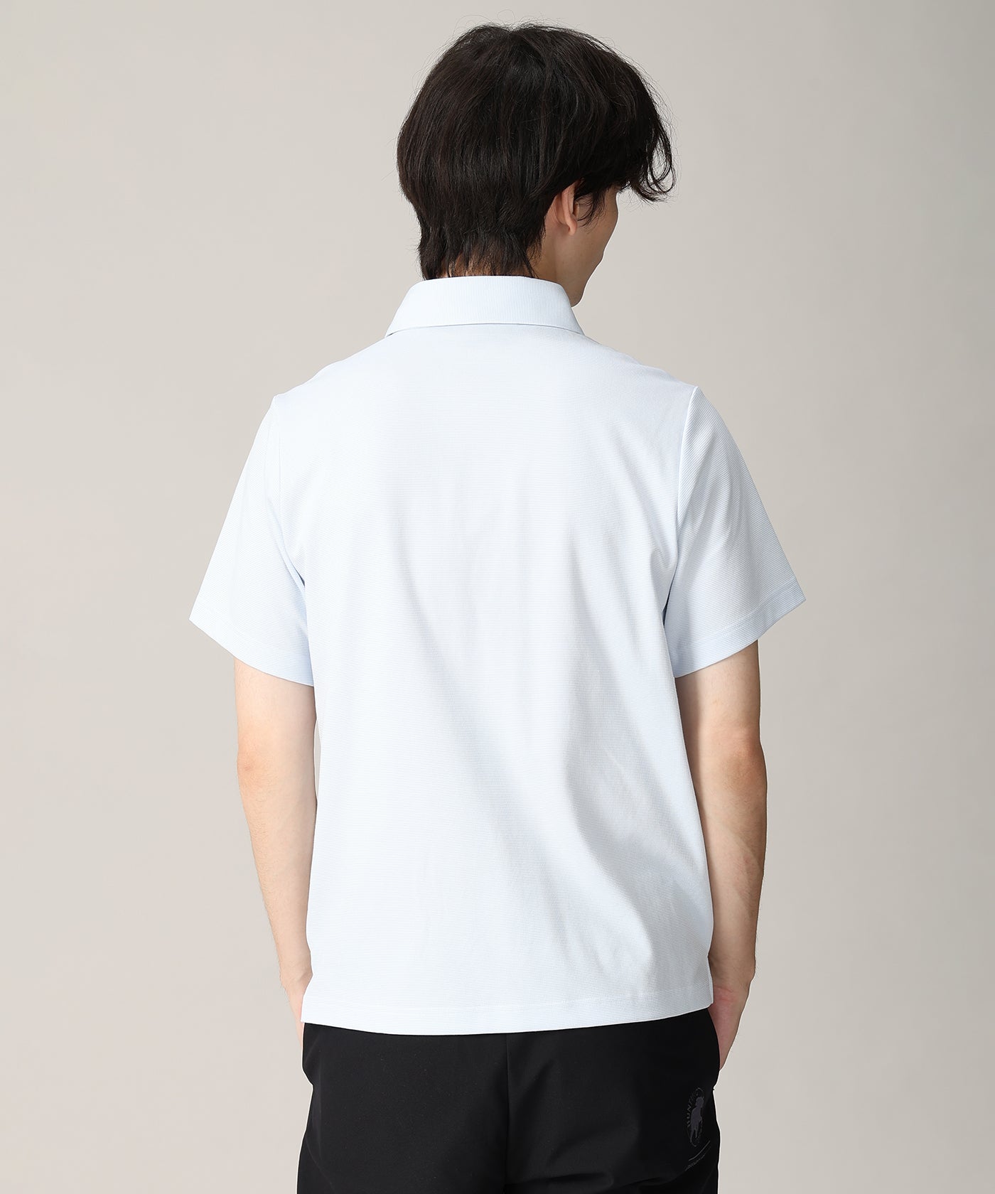 CRAFTED BY DESCENTE.LAB[ショートスリーブポロシャツ SHS90M]ライトブルー 6235600760メンズ 8