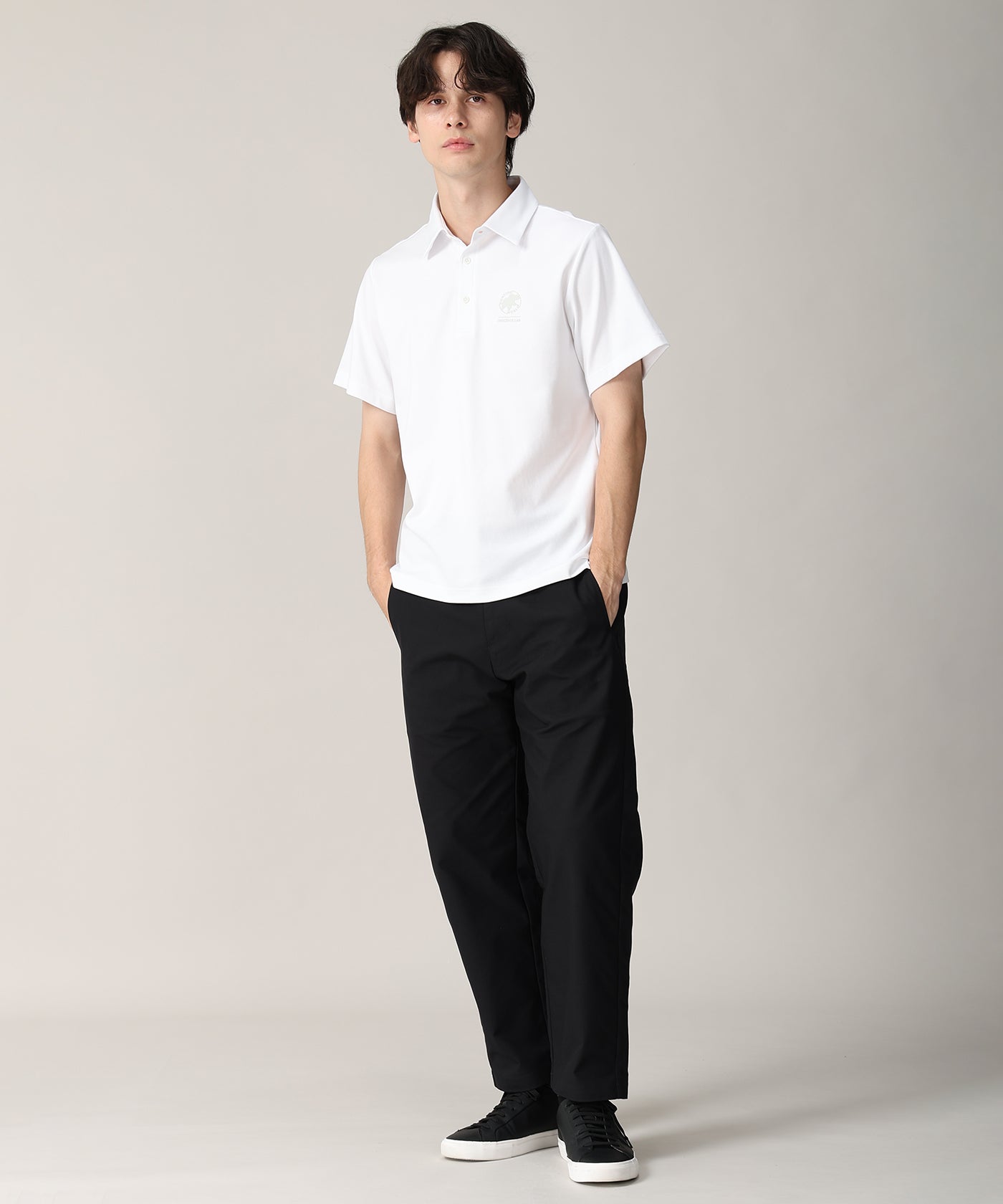 CRAFTED BY DESCENTE.LAB[ショートスリーブポロシャツ SHS90M]ホワイト6235600700メンズ 9
