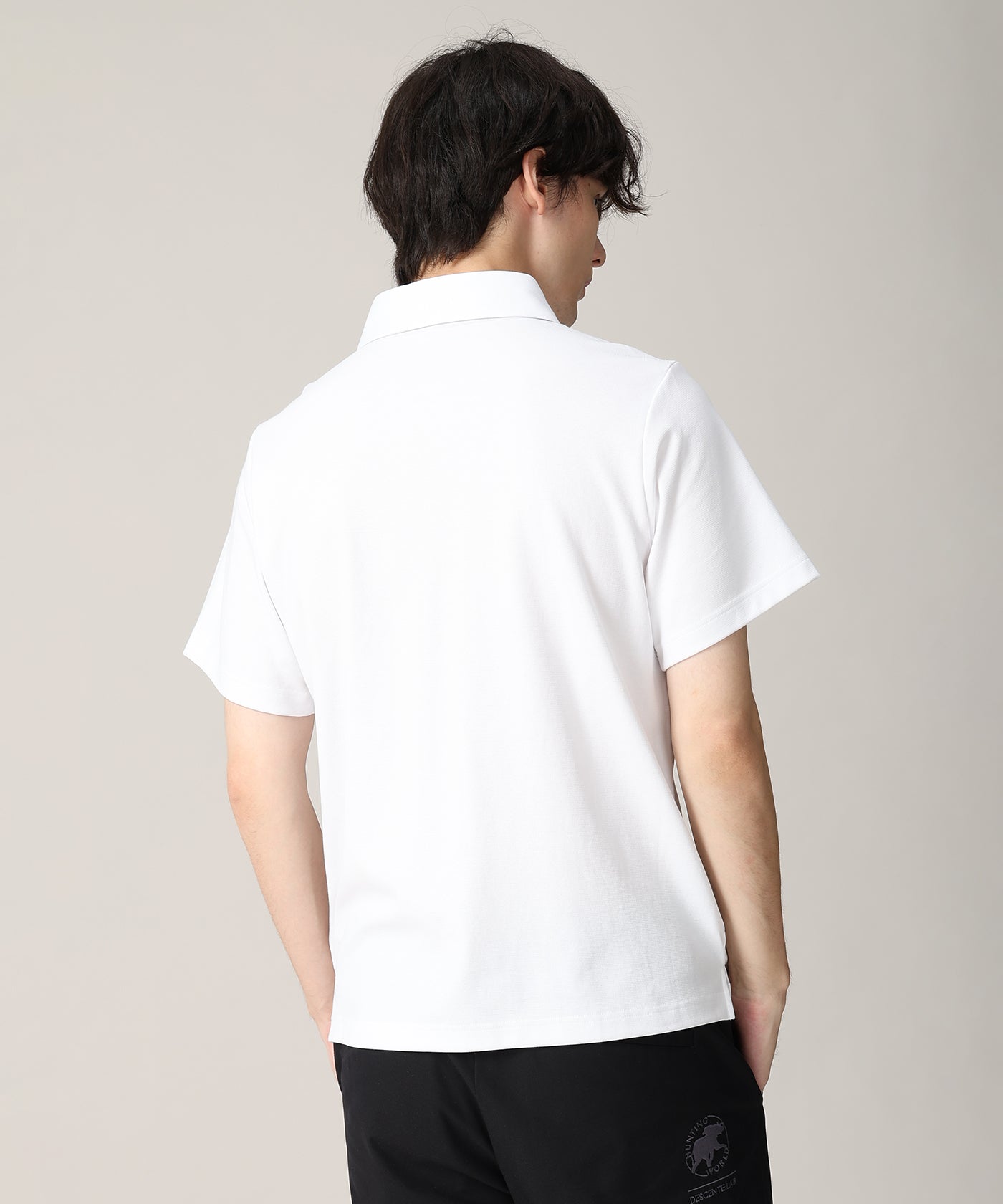 CRAFTED BY DESCENTE.LAB[ショートスリーブポロシャツ SHS90M]ホワイト6235600700メンズ 8