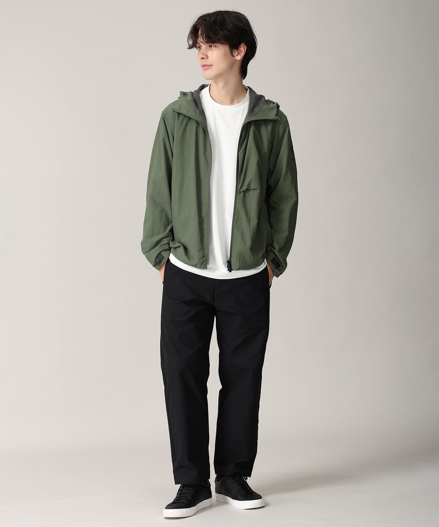 CRAFTED BY DESCENTE.LAB[メッシュライニングパーカー FWB01M]ライトグリーン6236600150メンズ 12