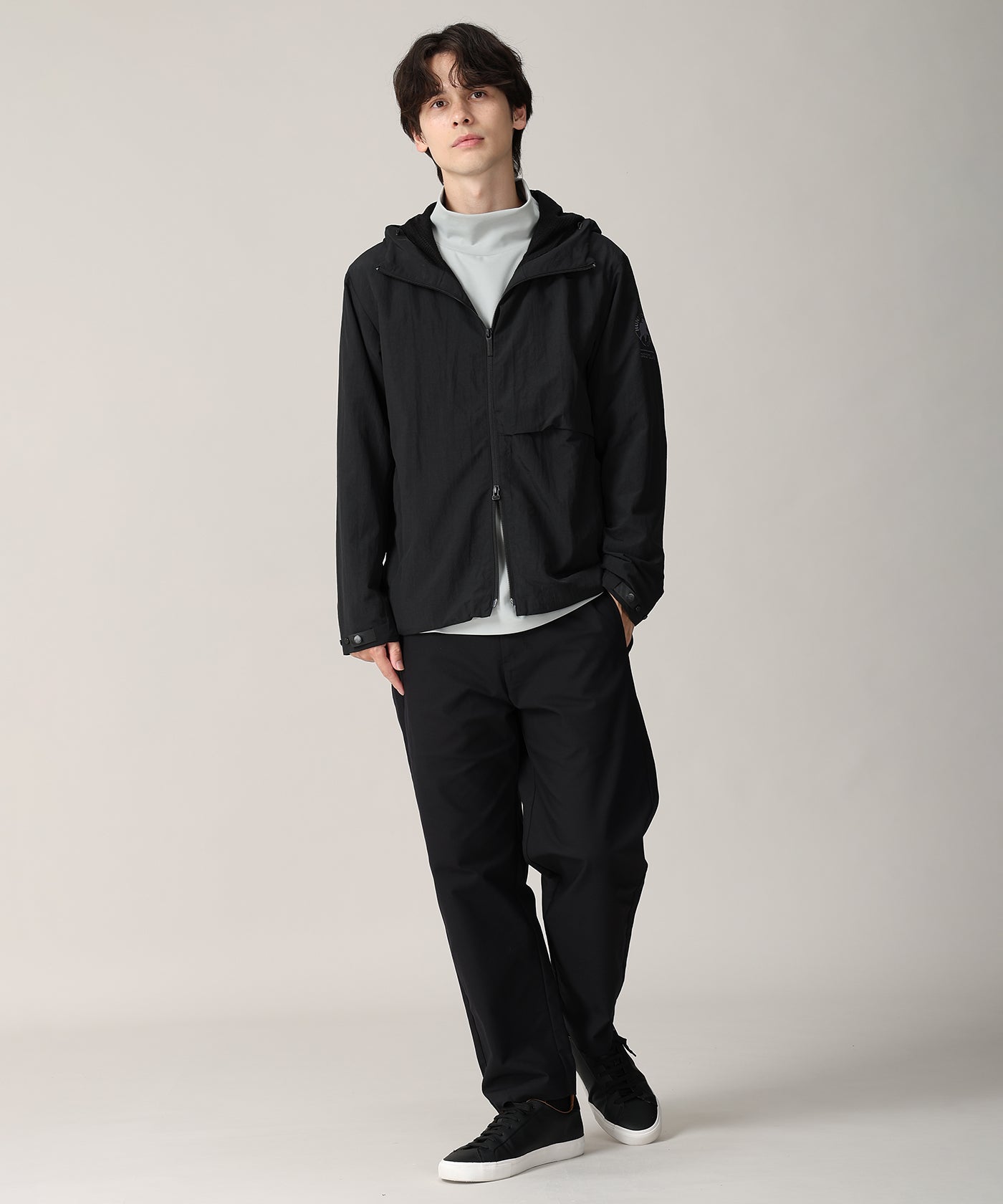 CRAFTED BY DESCENTE.LAB[メッシュライニングパーカー FWB01M]ブラック6236600108メンズ 12