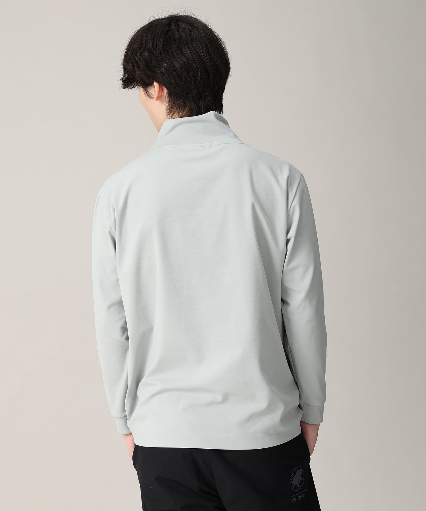 CRAFTED BY DESCENTE.LAB[ポンチタートルネックシャツ FLT02M]ライトグレー6236600902メンズ 8