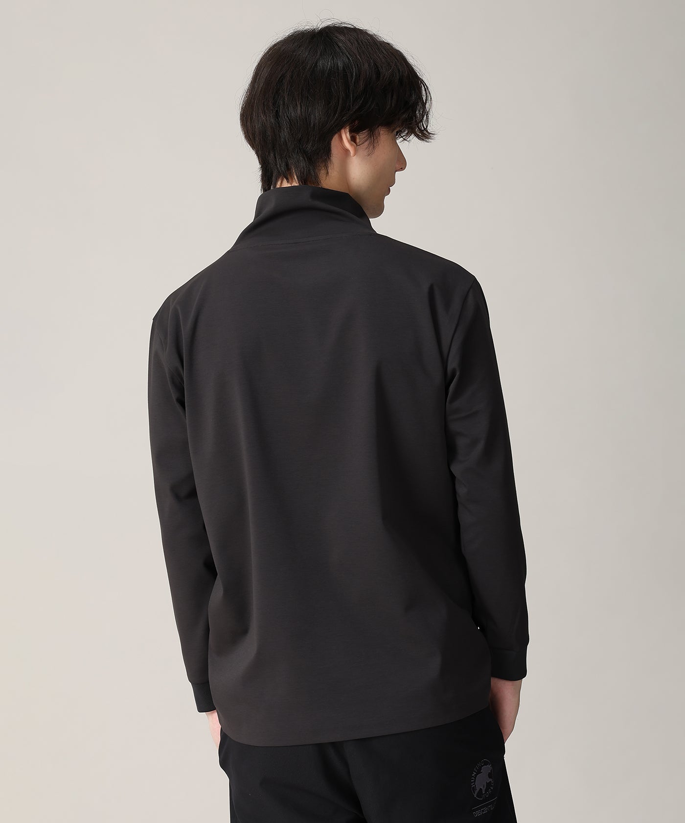 CRAFTED BY DESCENTE.LAB[ポンチタートルネックシャツ FLT02M]ブラック6236600908メンズ 8