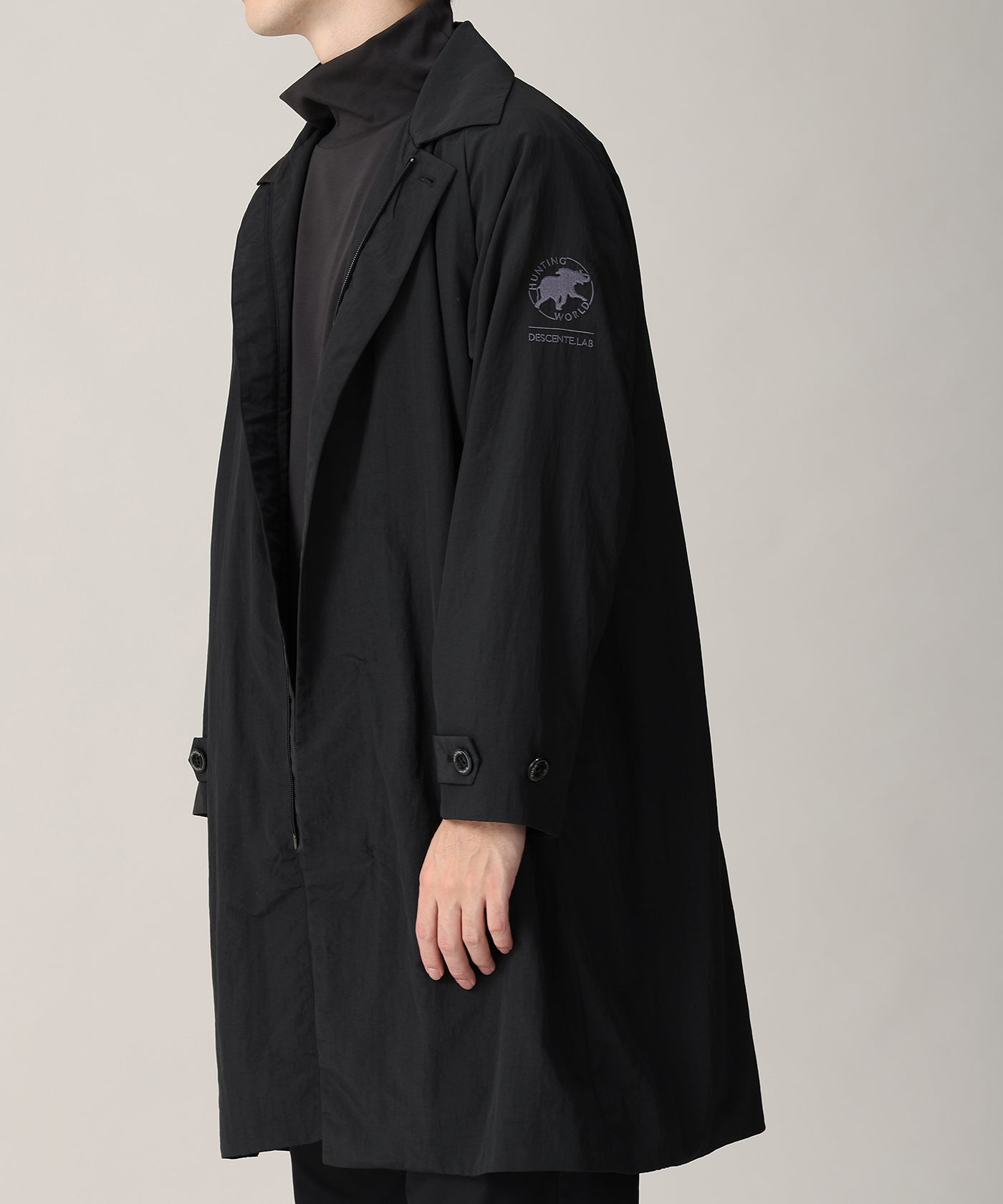 CRAFTED BY DESCENTE.LAB[メッシュライニングコート FWB02M]ブラック6236600208メンズ 1