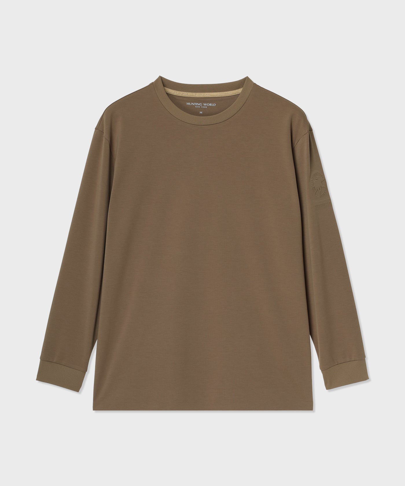 CRAFTED BY DESCENTE.LAB[ポンチロングスリーブシャツ FLT01M]ブラウン6236600836メンズ (ブラウン)