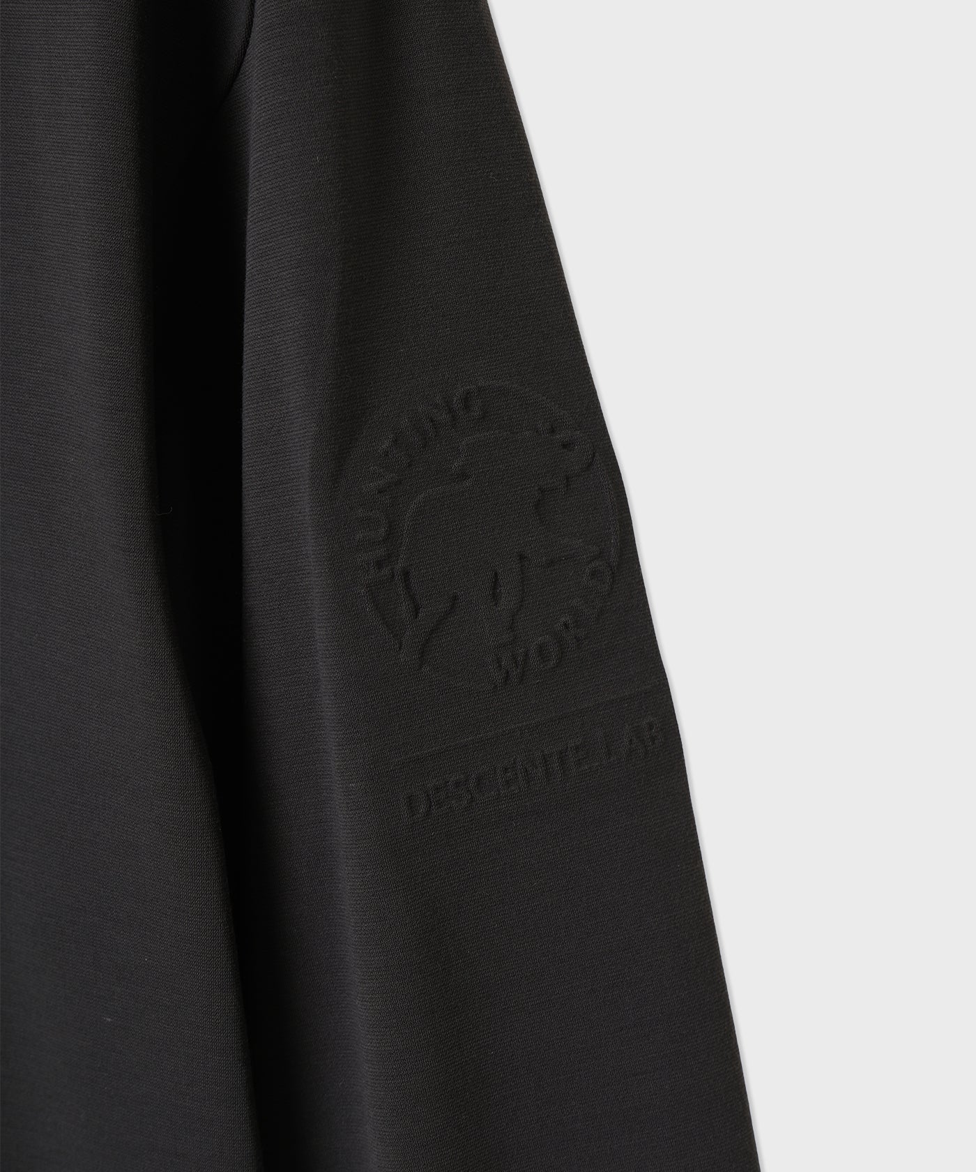 CRAFTED BY DESCENTE.LAB[ポンチロングスリーブシャツ FLT01M]ブラック6236600808メンズ 5