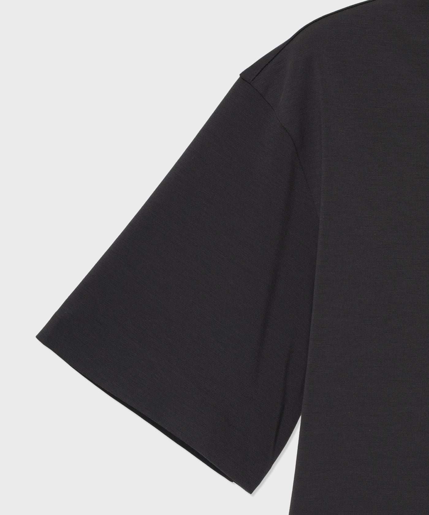 CRAFTED BY DESCENTE.LAB[ポンチハーフスリーブシャツ FHT01M]ブラック6236600708メンズ 4