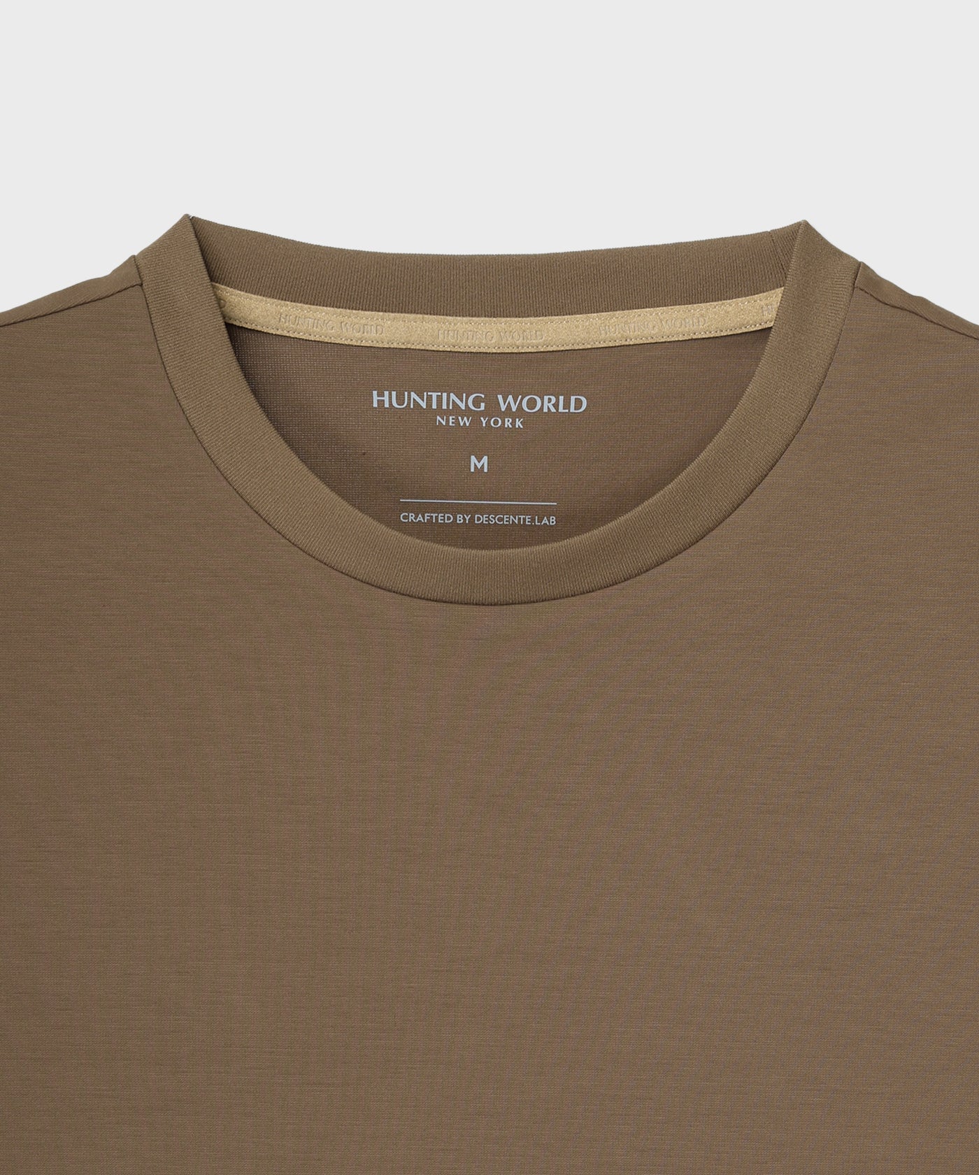 CRAFTED BY DESCENTE.LAB[ポンチハーフスリーブシャツ FHT01M]ブラウン6236600736メンズ 3