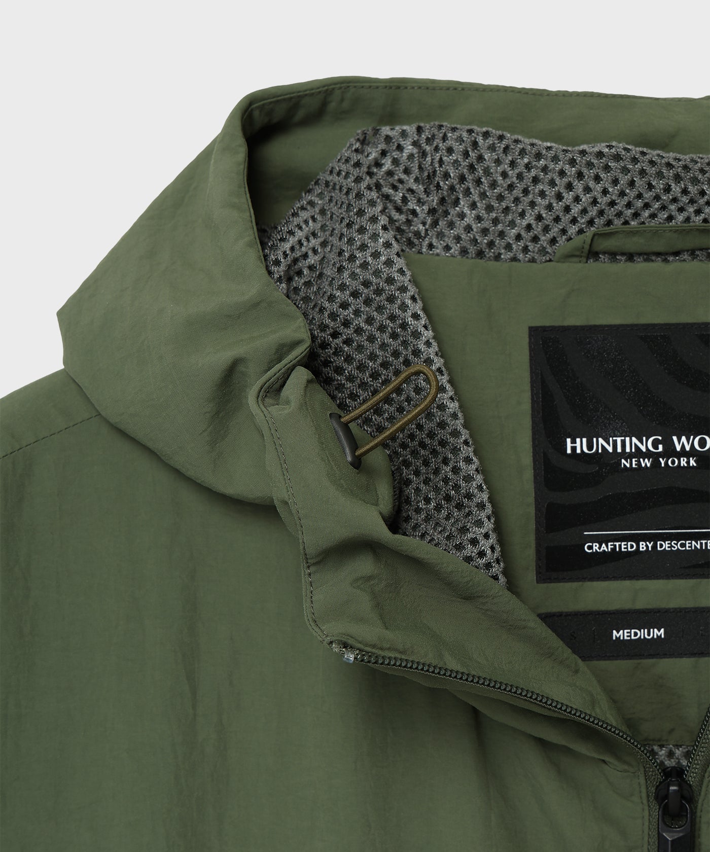 CRAFTED BY DESCENTE.LAB[メッシュライニングパーカー FWB01M]ライトグリーン6236600150メンズ 4