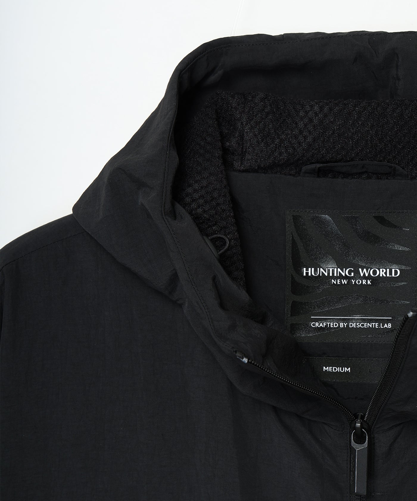 CRAFTED BY DESCENTE.LAB[メッシュライニングパーカー FWB01M]ブラック6236600108メンズ 4