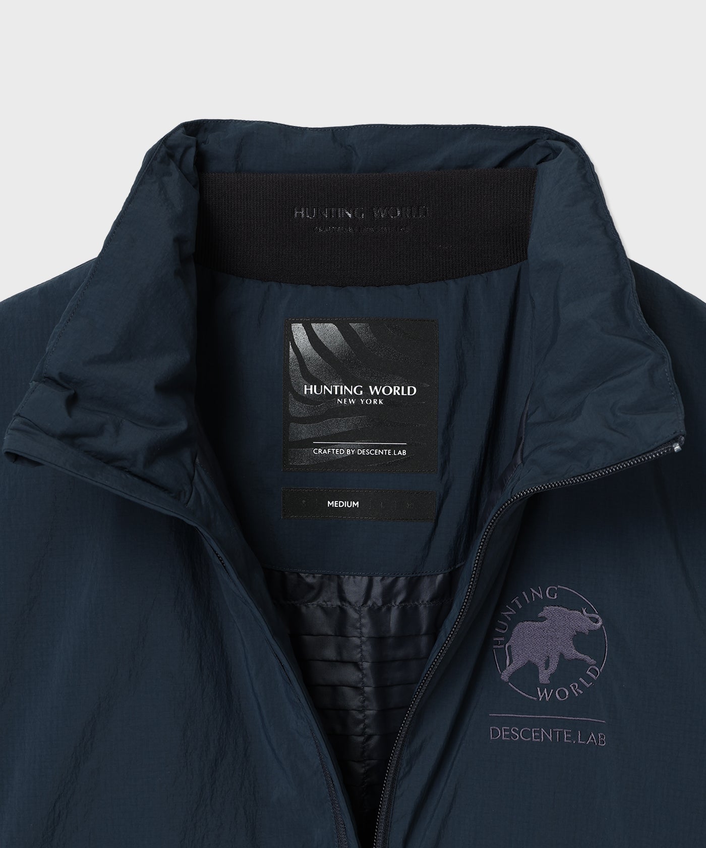 CRAFTED BY DESCENTE.LAB[クロスプリーツダウンジャケット FDJ01M]ネイビー6236600578メンズ 9