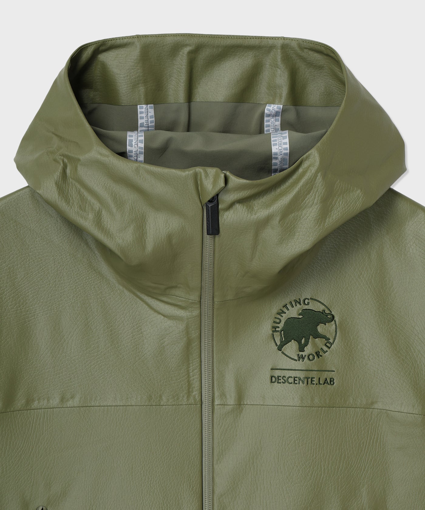 CRAFTED BY DESCENTE.LAB[サーフェスラミネーテッドシェルジャケット FWB03M]グリーン6236600355メンズ 3