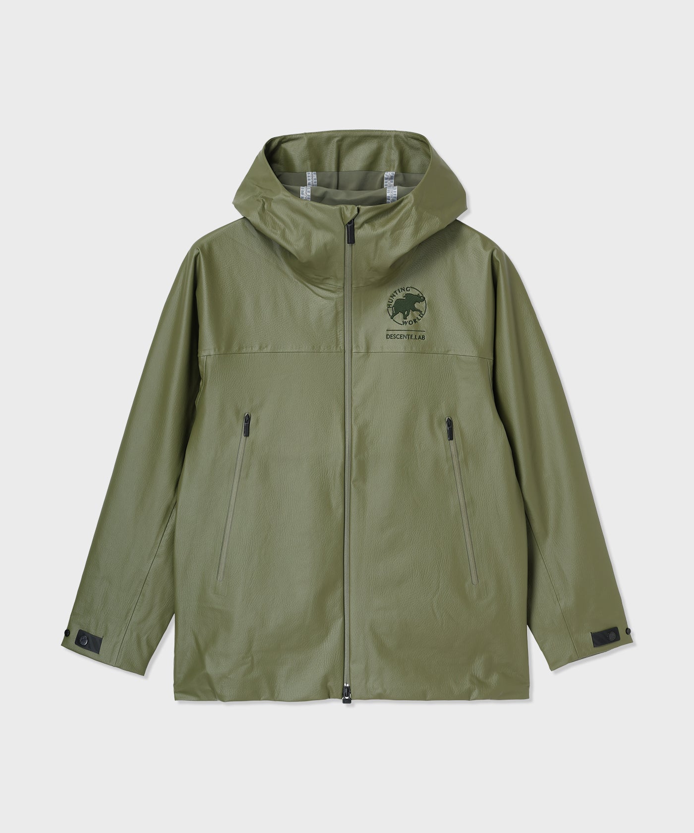 CRAFTED BY DESCENTE.LAB[サーフェスラミネーテッドシェルジャケット FWB03M]グリーン6236600355メンズ (グリーン)