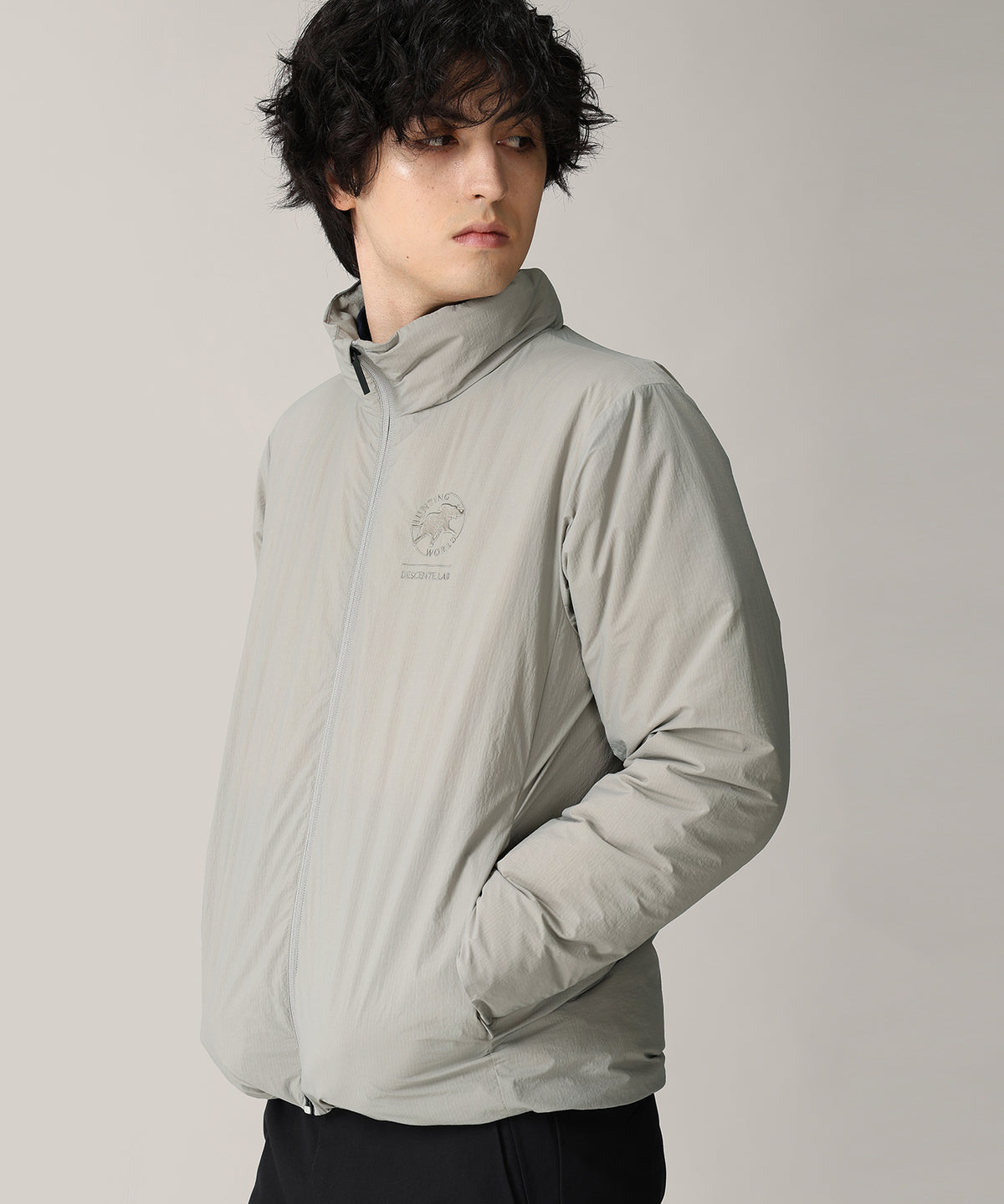 CRAFTED BY DESCENTE.LAB[クロスプリーツダウンジャケット FDJ01M]ベージュ6236600532メンズ 1