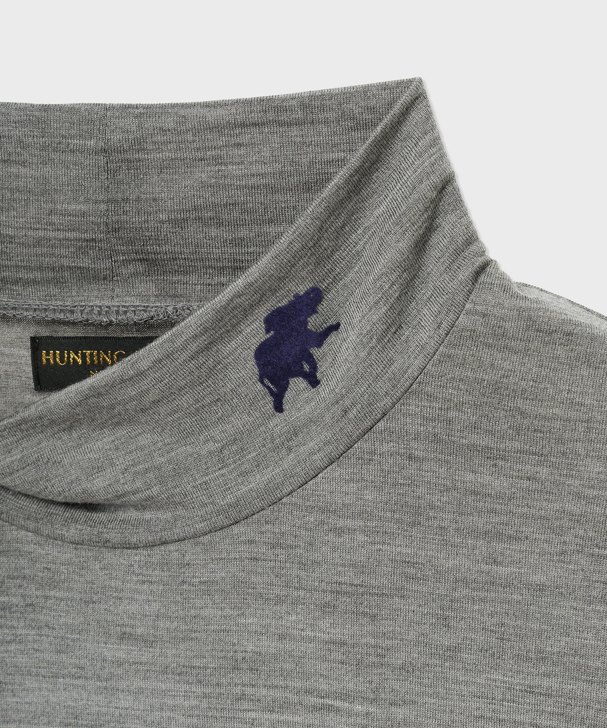 [ウールハイネックロングスリーブTシャツ 62TS04]グレー6206660405メンズ 4